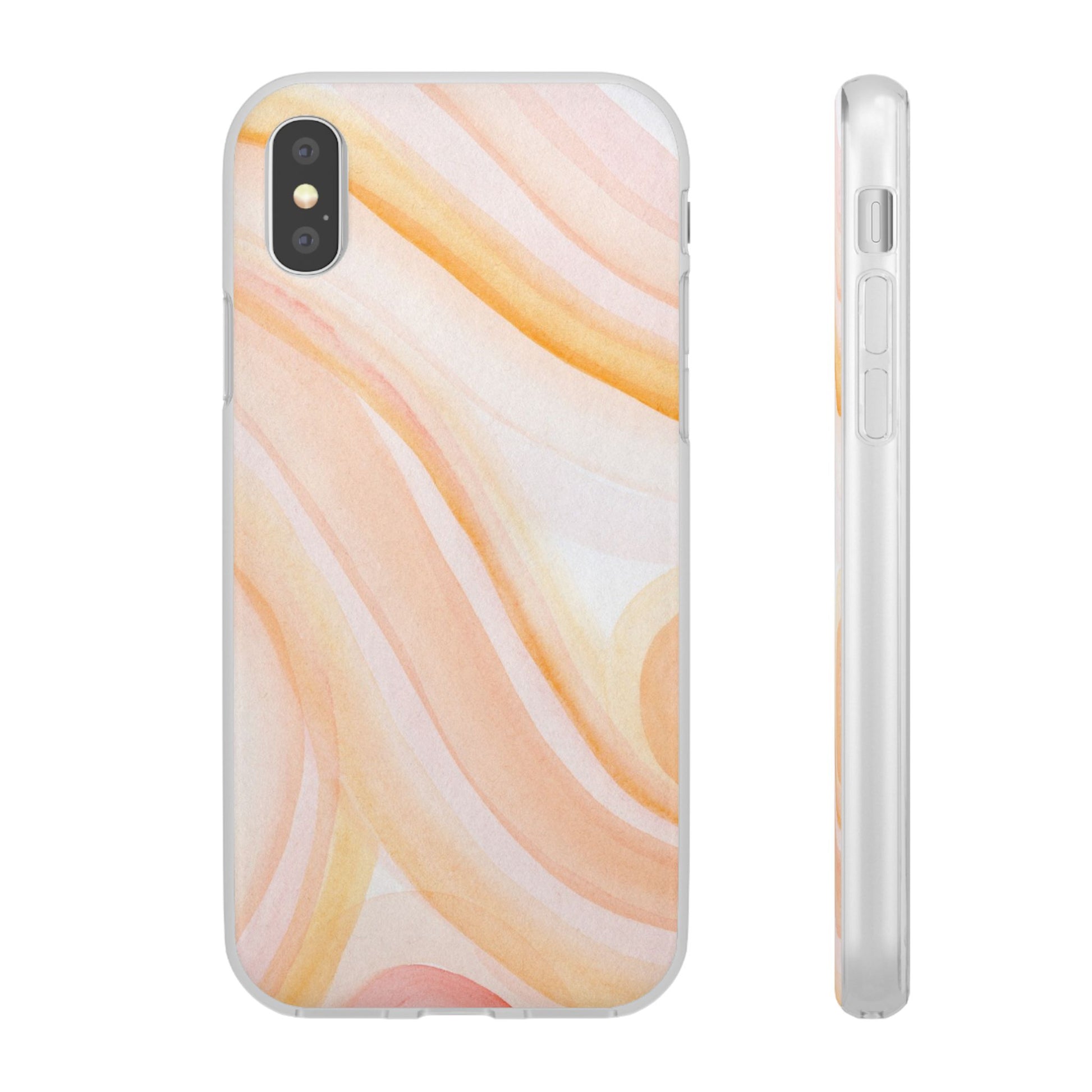 Aesthetic Phone Case, Soft Pastel Flexible Cover, Trendy Mobile Accessories, Gift for Her, Cute Phone Protection - FORMO