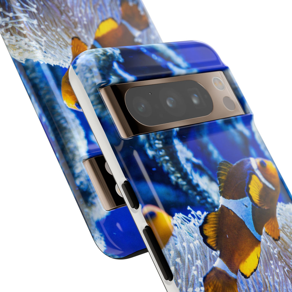 Colorful Marine Life Phone Case, Fish Case, Ocean Lover Gift, Underwater Art, Unique Phone Cover, Tough Phone Protector - FORMO