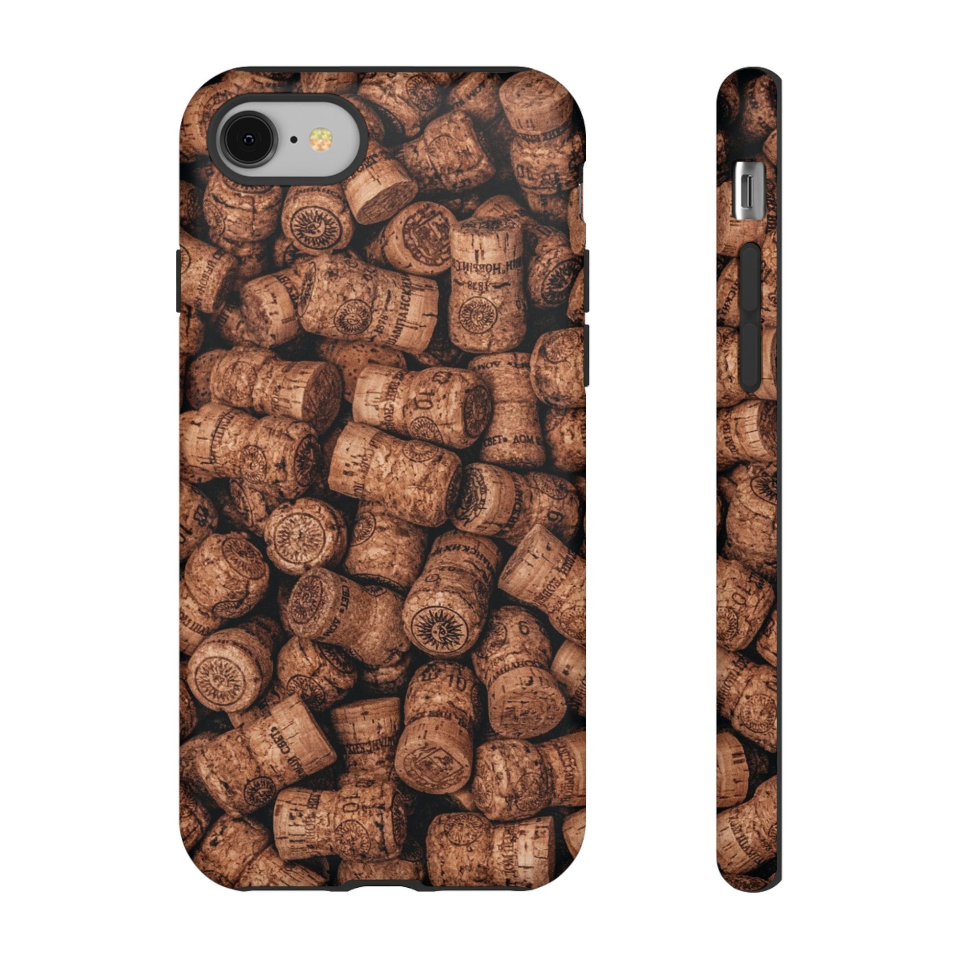 Cork Pattern Phone Case - Eco-Friendly, Vintage Style, Rustic Gifts for Wine Lovers, Housewarming, Birthday, Unique Gift - FORMO