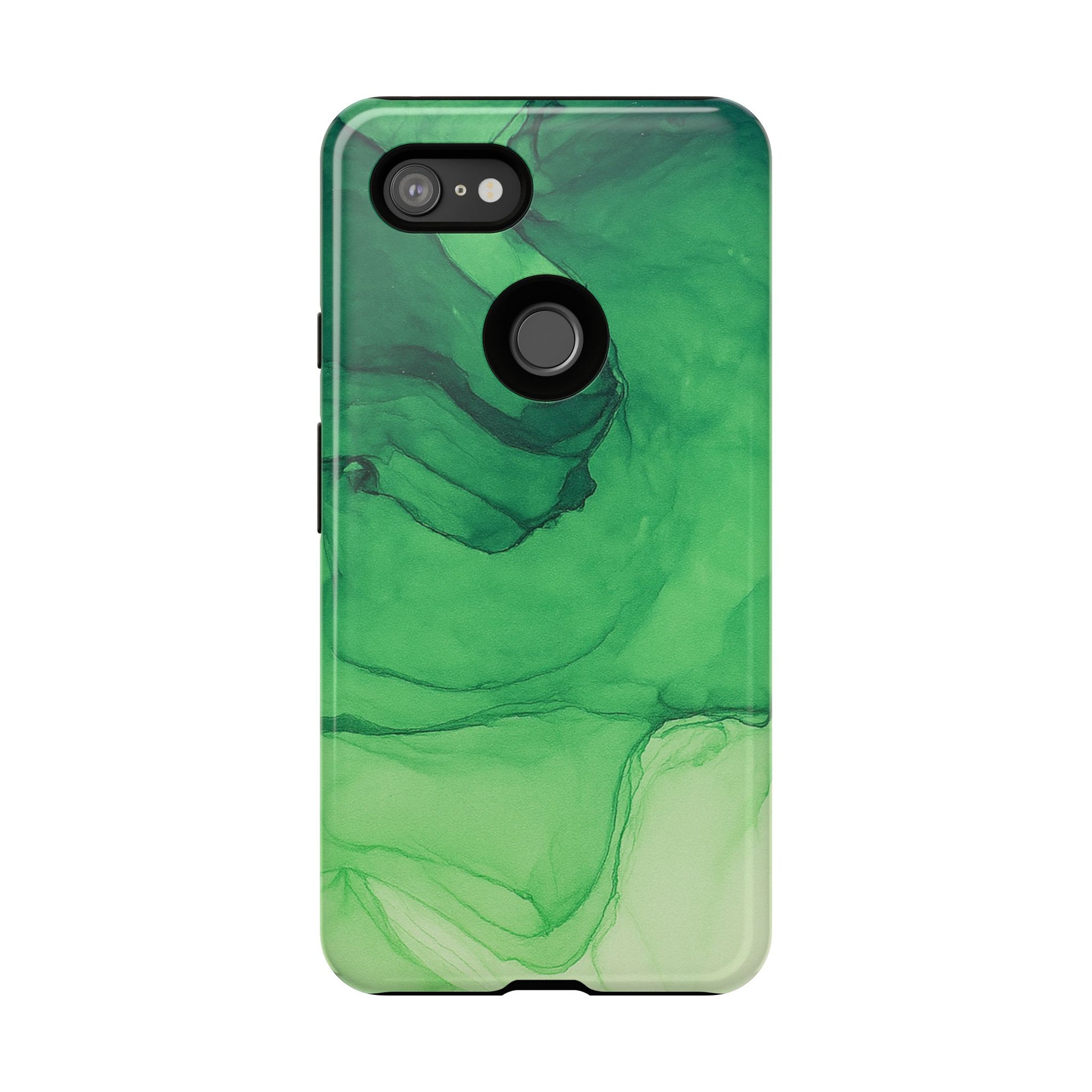 Stylish Phone Case for Nature Lovers, Tough Cases, Green Marble Design, Organic Aesthetic, Unique Gift, Eco-friendly Accessories
