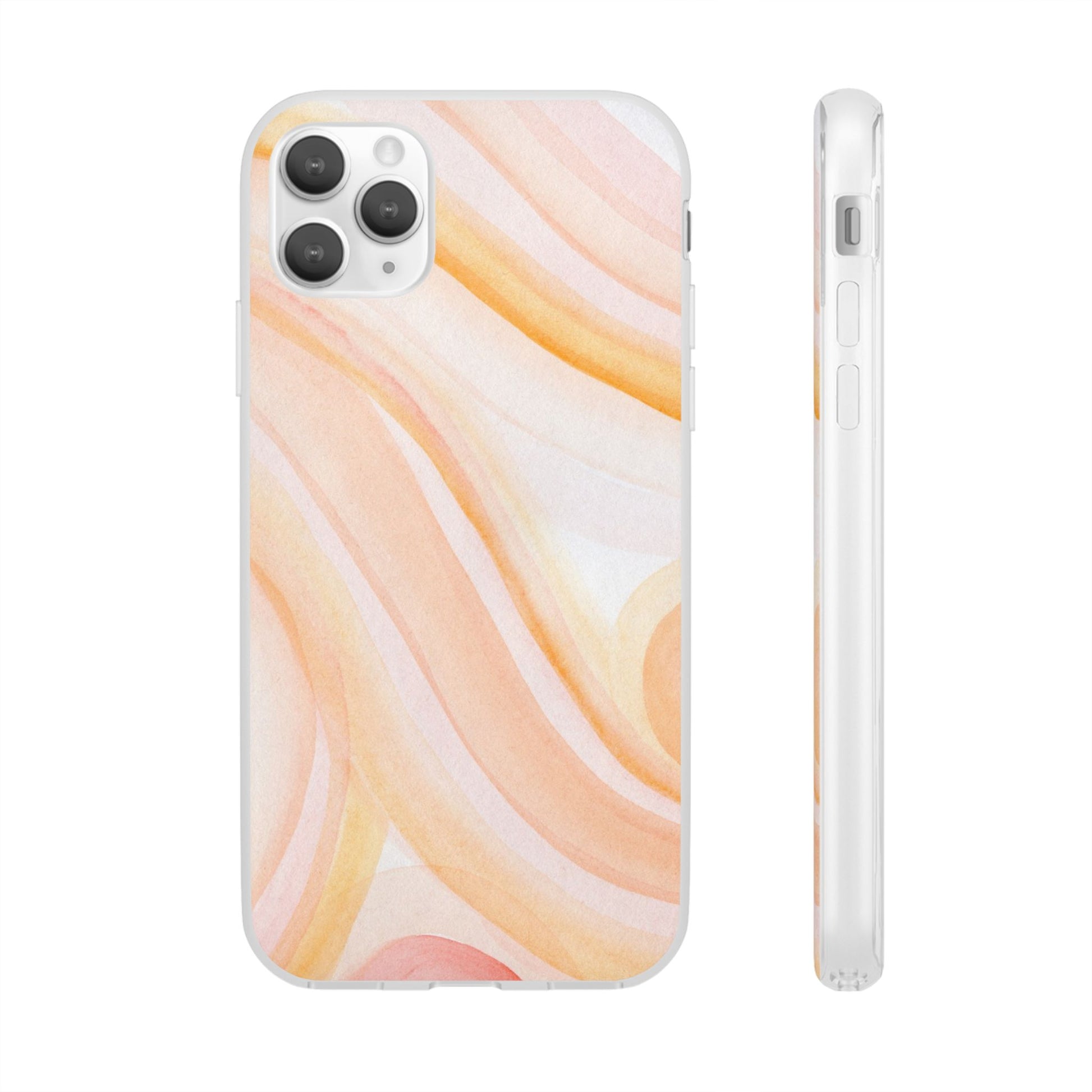 Aesthetic Phone Case, Soft Pastel Flexible Cover, Trendy Mobile Accessories, Gift for Her, Cute Phone Protection - FORMO