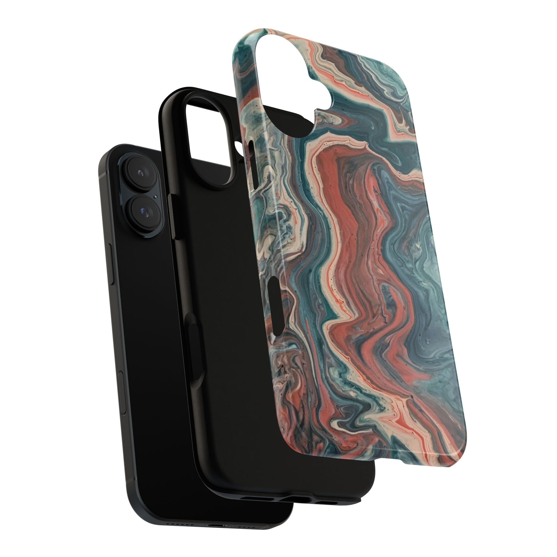 Artistic Phone Case, Tough Cases for Stylish Protection, Marble Design, Trendy Gift for Phone Lovers, Unique Cell Phone Accessory - FORMO