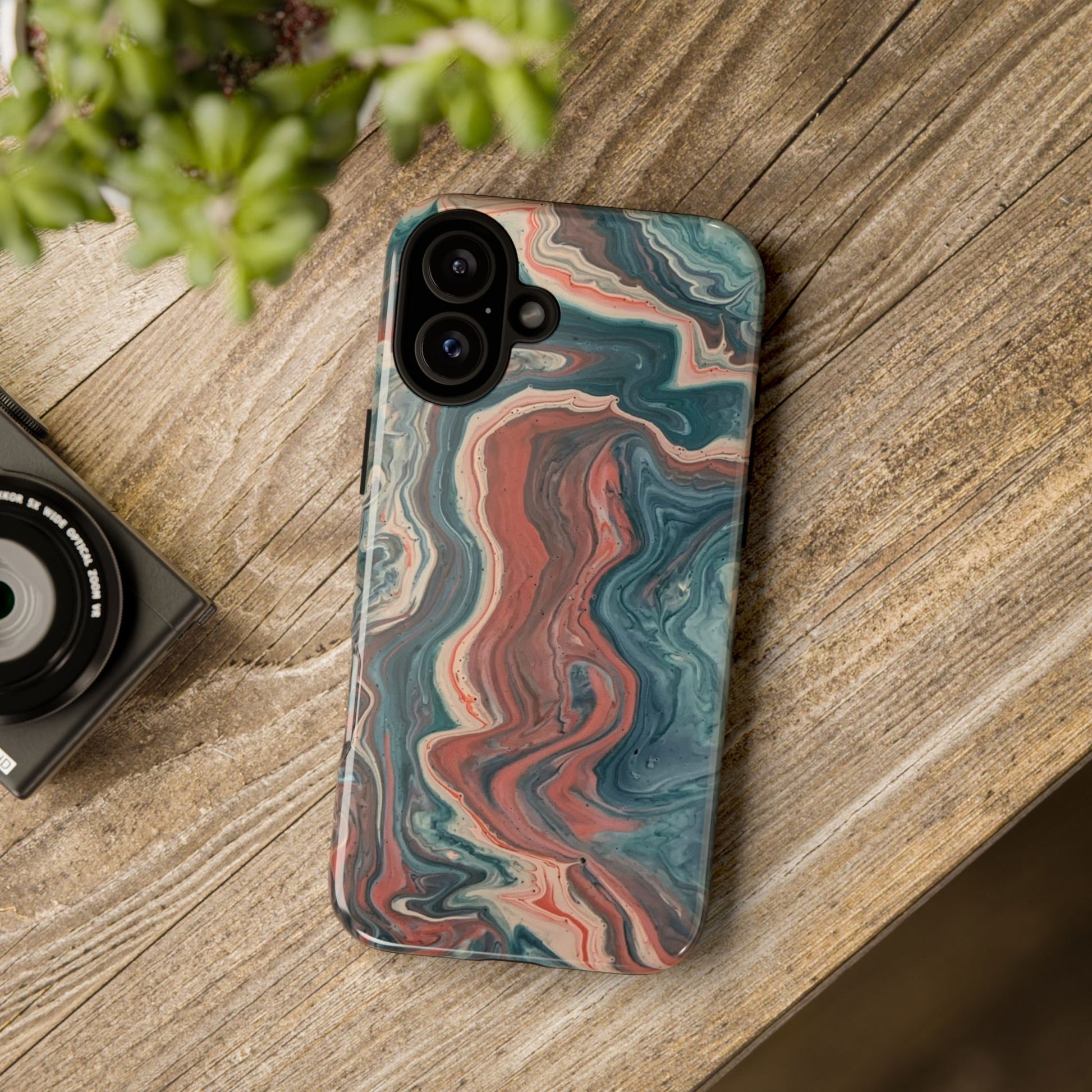 Artistic Phone Case, Tough Cases for Stylish Protection, Marble Design, Trendy Gift for Phone Lovers, Unique Cell Phone Accessory - FORMO