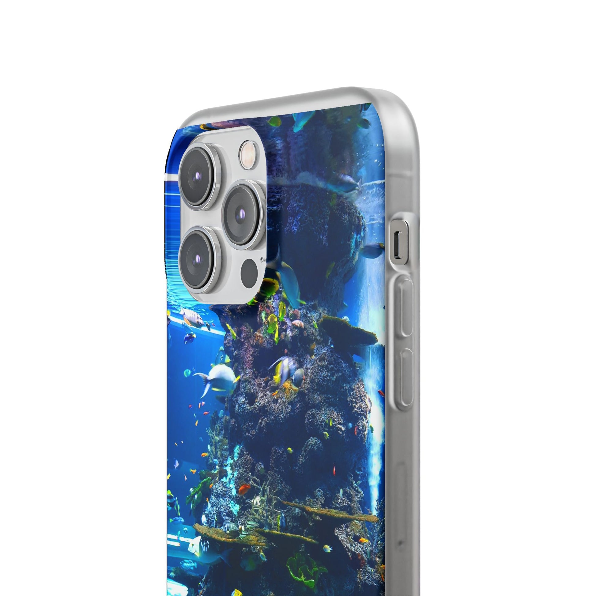 Underwater Paradise Phone Case, Flexible Mobile Cover, Ocean Lover Gift, Marine Life, Beach Decor, Sea Life Accessories - FORMO