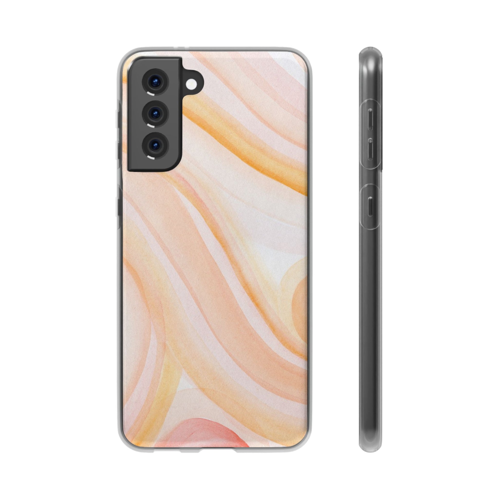 Aesthetic Phone Case, Soft Pastel Flexible Cover, Trendy Mobile Accessories, Gift for Her, Cute Phone Protection - FORMO