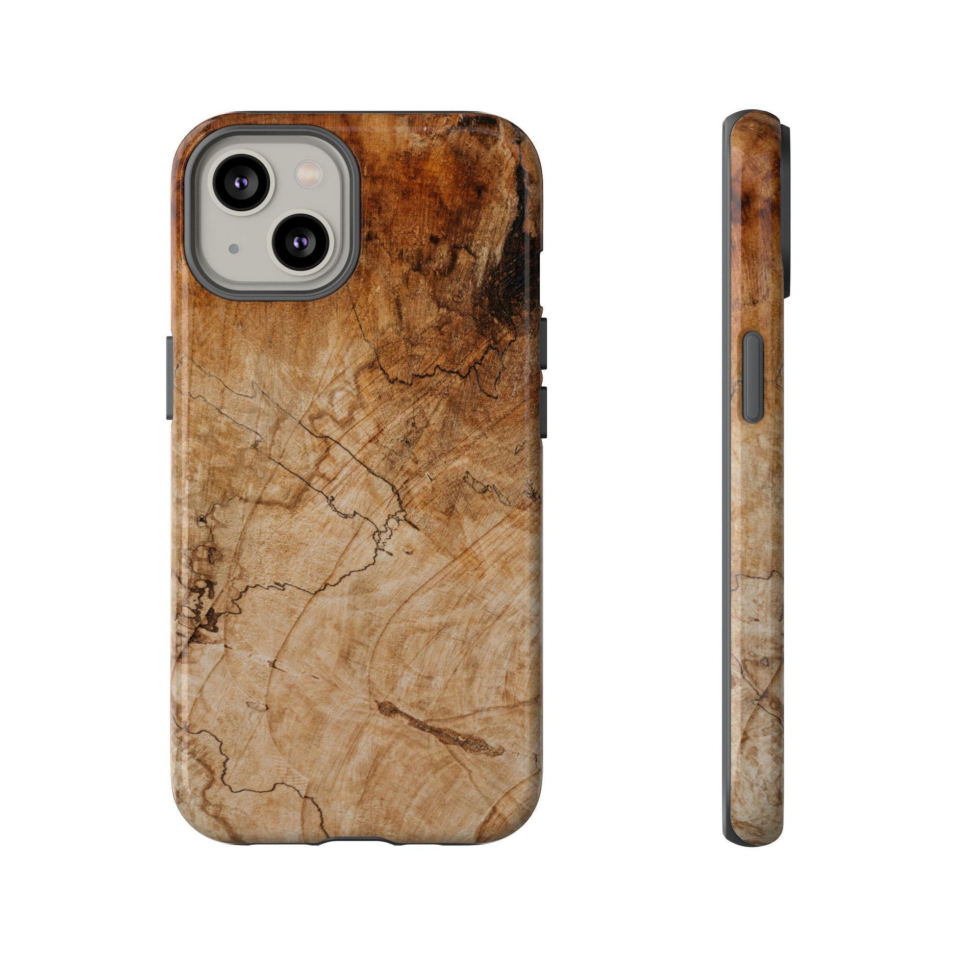 Woodland-Inspired Phone Case | Tough Cases, Natural Wood Grain Cover, Rustic Tech Accessory, Nature Lover Gift, Eco-Friendly - FORMO