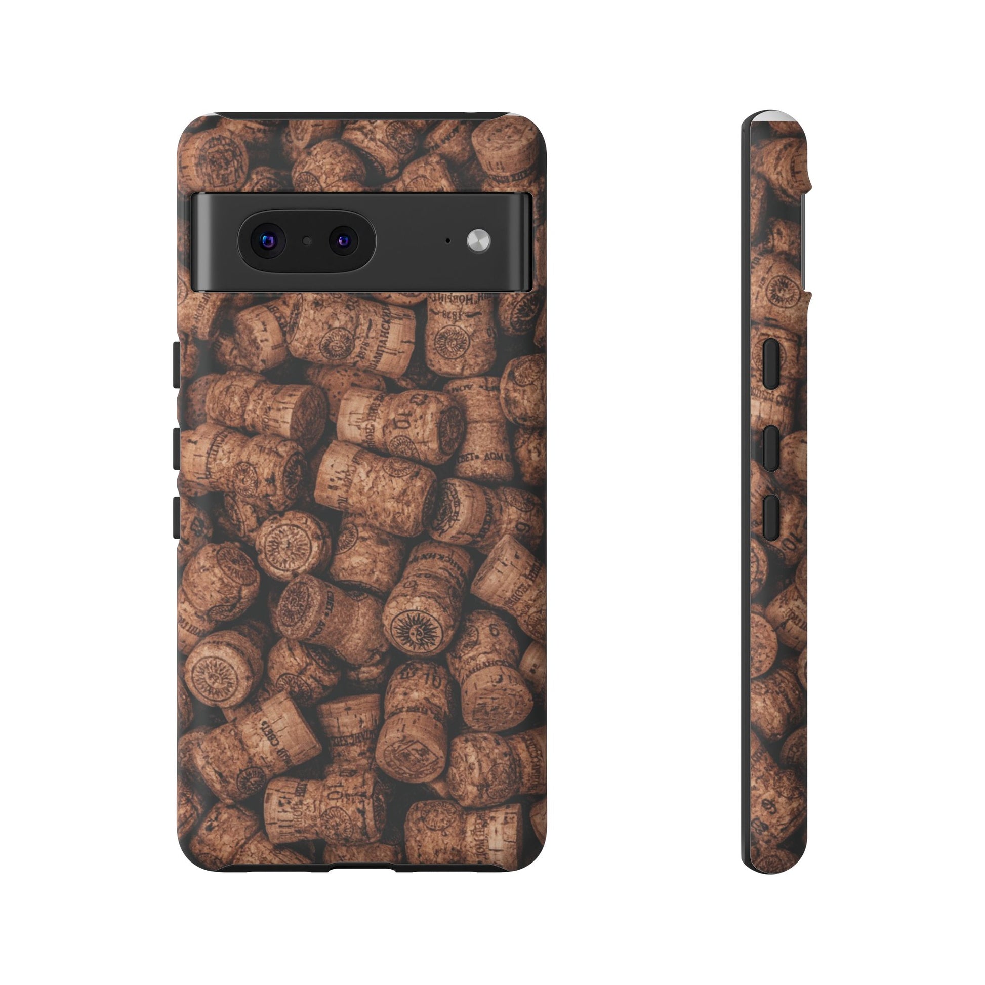 Cork Pattern Phone Case - Eco-Friendly, Vintage Style, Rustic Gifts for Wine Lovers, Housewarming, Birthday, Unique Gift - FORMO