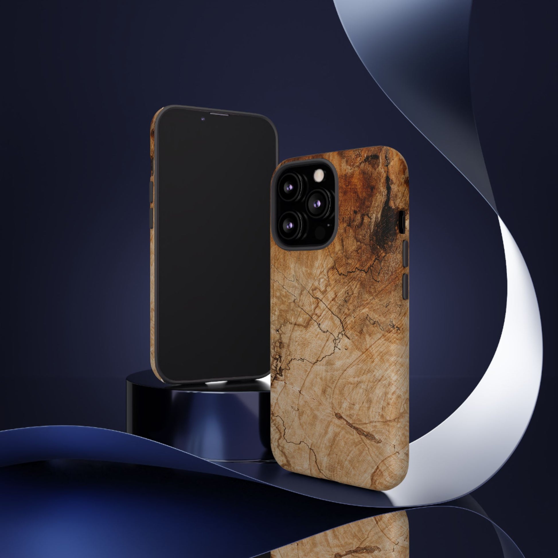 Woodland-Inspired Phone Case | Tough Cases, Natural Wood Grain Cover, Rustic Tech Accessory, Nature Lover Gift, Eco-Friendly - FORMO