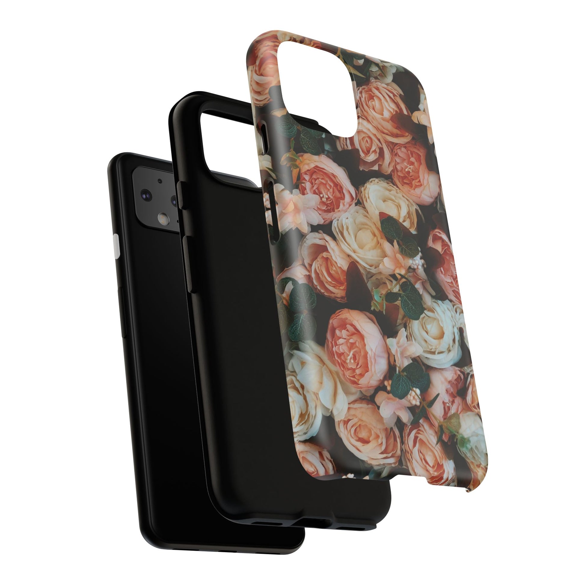 Floral Phone Case - Tough Cases, Rose Design, Floral Protection, Gift for Her, Cute Mobile Cover, Eco-Friendly Case - FORMO