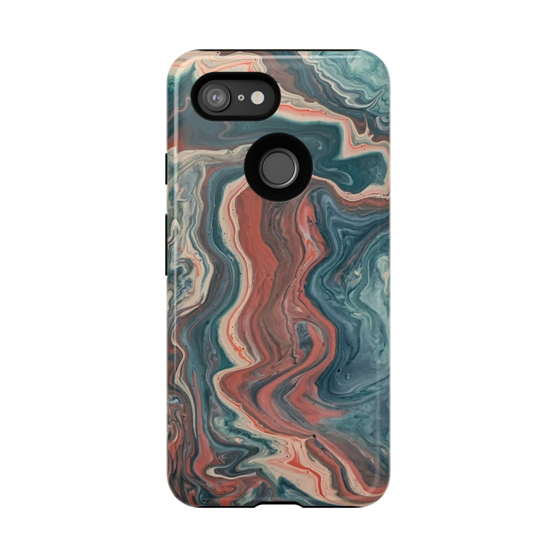 Artistic Phone Case, Tough Cases for Stylish Protection, Marble Design, Trendy Gift for Phone Lovers, Unique Cell Phone Accessory - FORMO