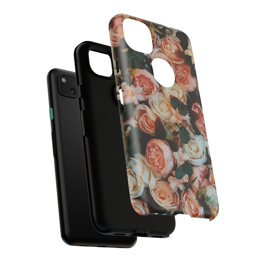 Floral Phone Case - Tough Cases, Rose Design, Floral Protection, Gift for Her, Cute Mobile Cover, Eco-Friendly Case - FORMO