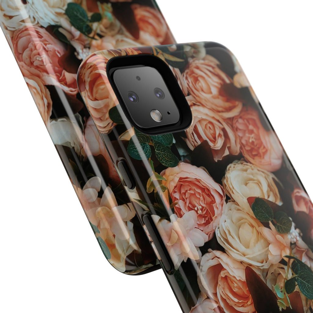 Floral Phone Case - Tough Cases, Rose Design, Floral Protection, Gift for Her, Cute Mobile Cover, Eco-Friendly Case - FORMO