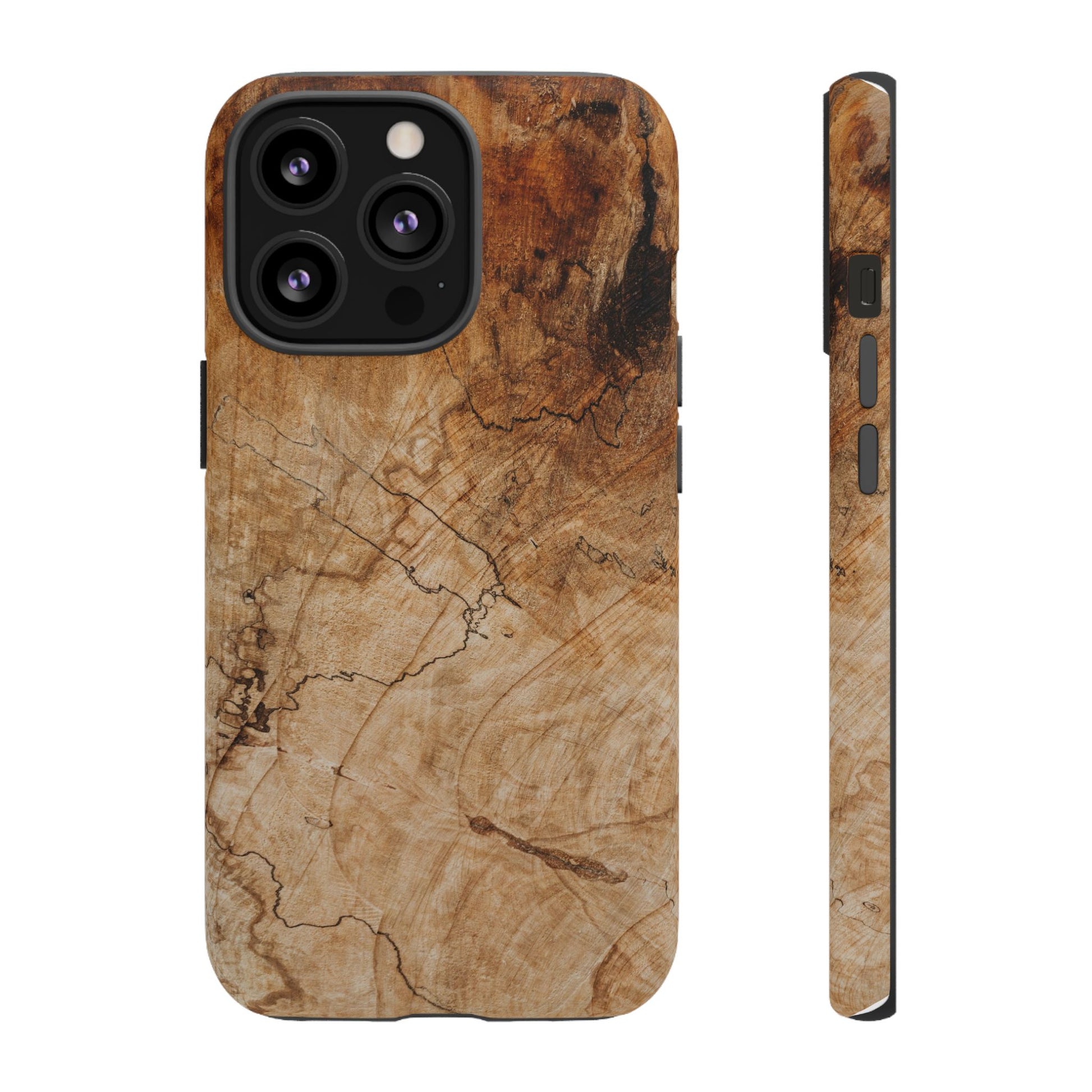 Woodland-Inspired Phone Case | Tough Cases, Natural Wood Grain Cover, Rustic Tech Accessory, Nature Lover Gift, Eco-Friendly - FORMO