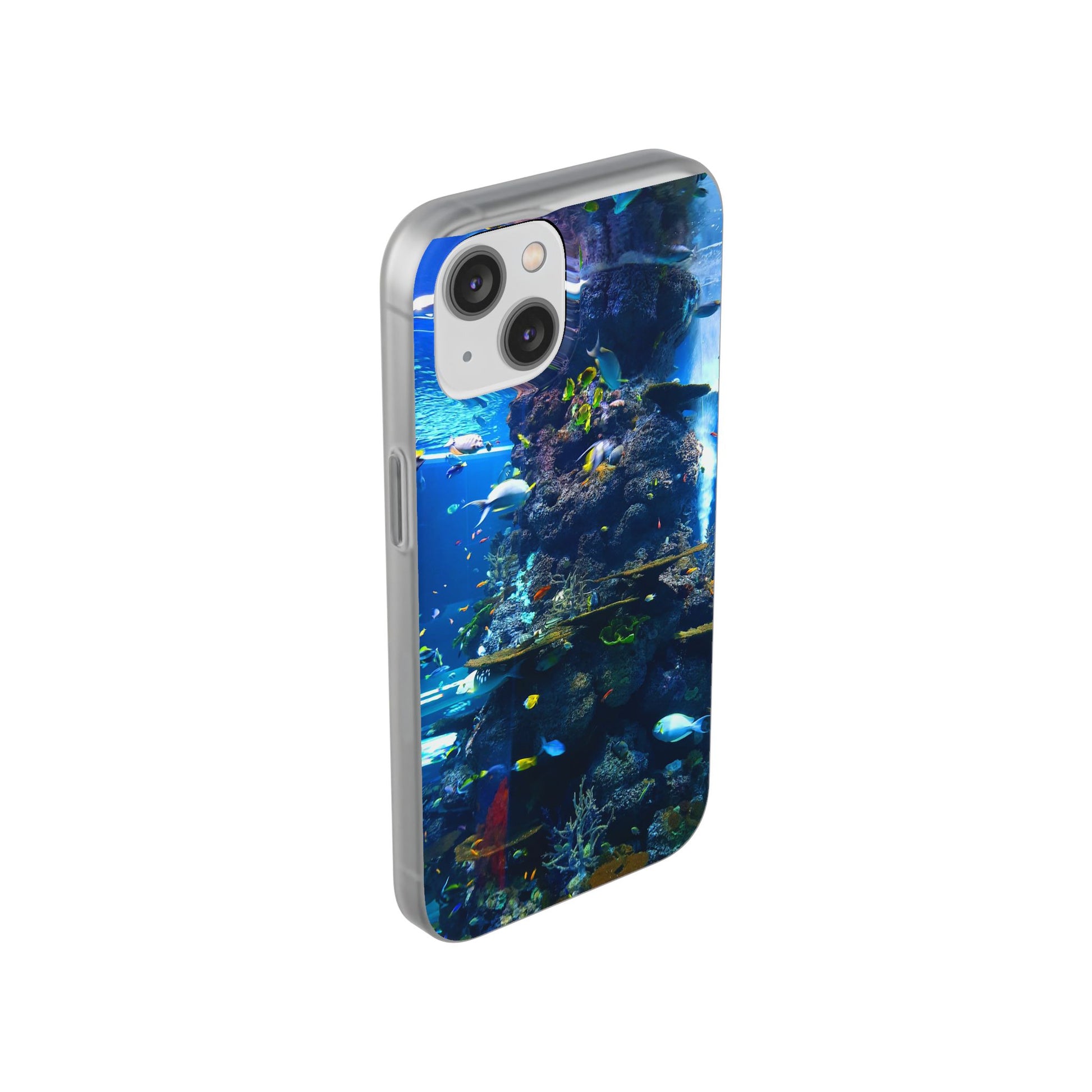 Underwater Paradise Phone Case, Flexible Mobile Cover, Ocean Lover Gift, Marine Life, Beach Decor, Sea Life Accessories - FORMO