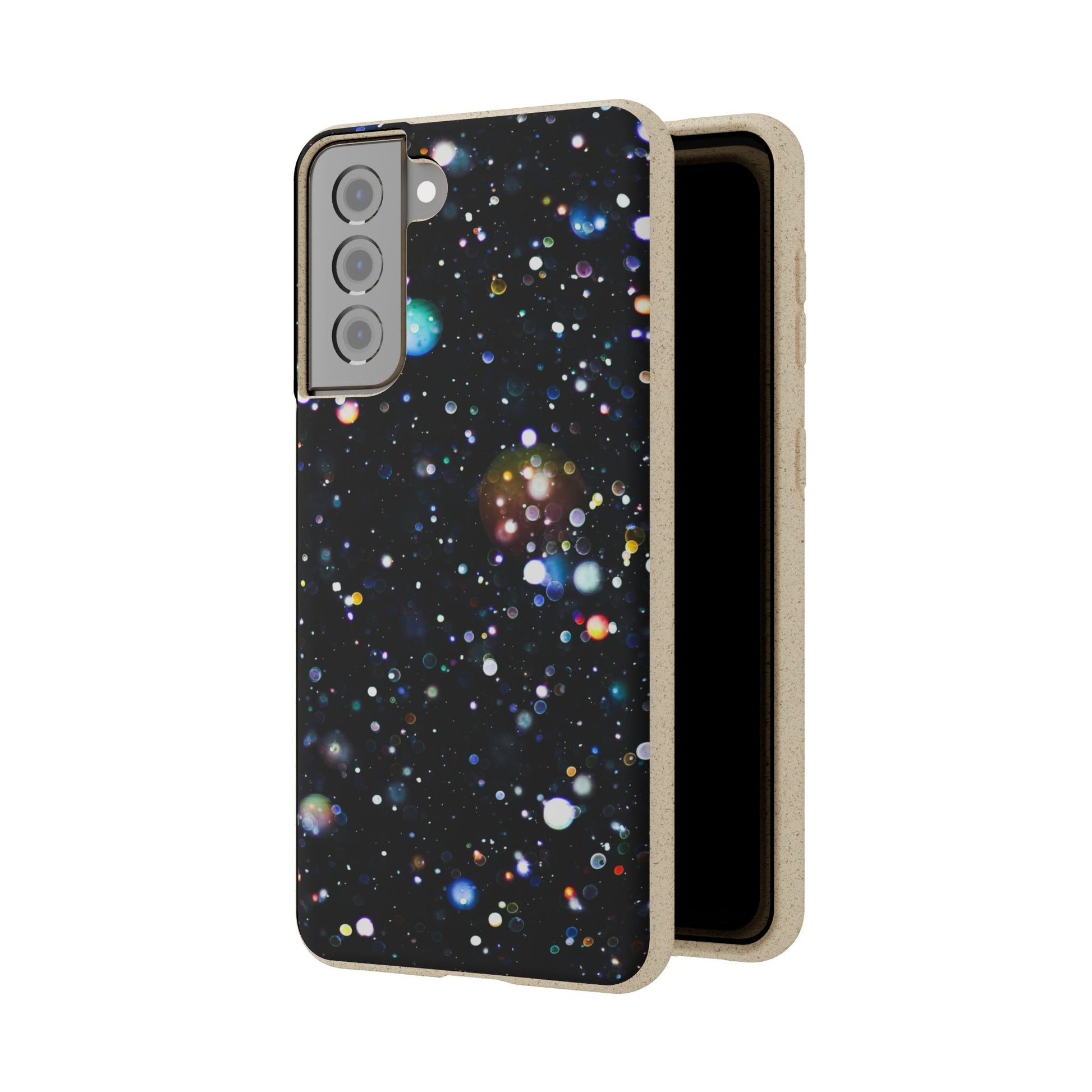 Eco-Friendly Phone Cases, Galaxy Print Biodegradable Cases, Sustainable Phone Accessories, Green Gifts for Her, Space Lover Gift - FORMO