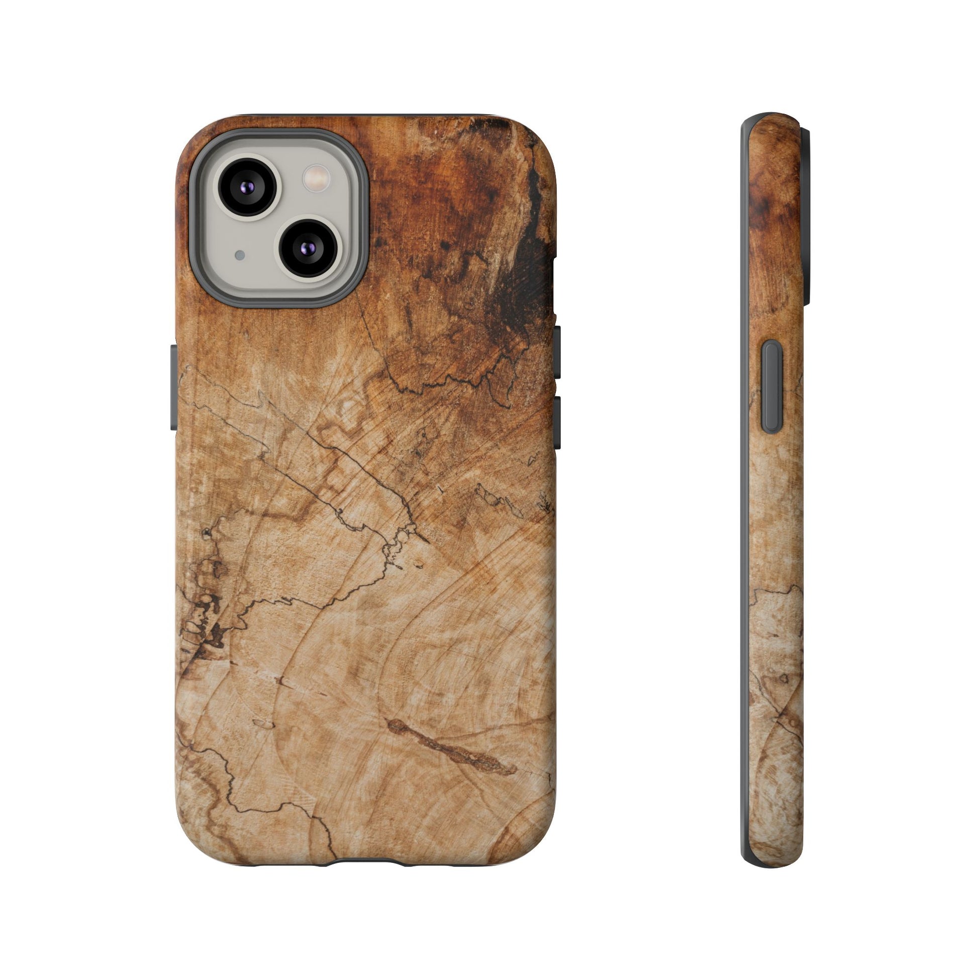 Woodland-Inspired Phone Case | Tough Cases, Natural Wood Grain Cover, Rustic Tech Accessory, Nature Lover Gift, Eco-Friendly - FORMO