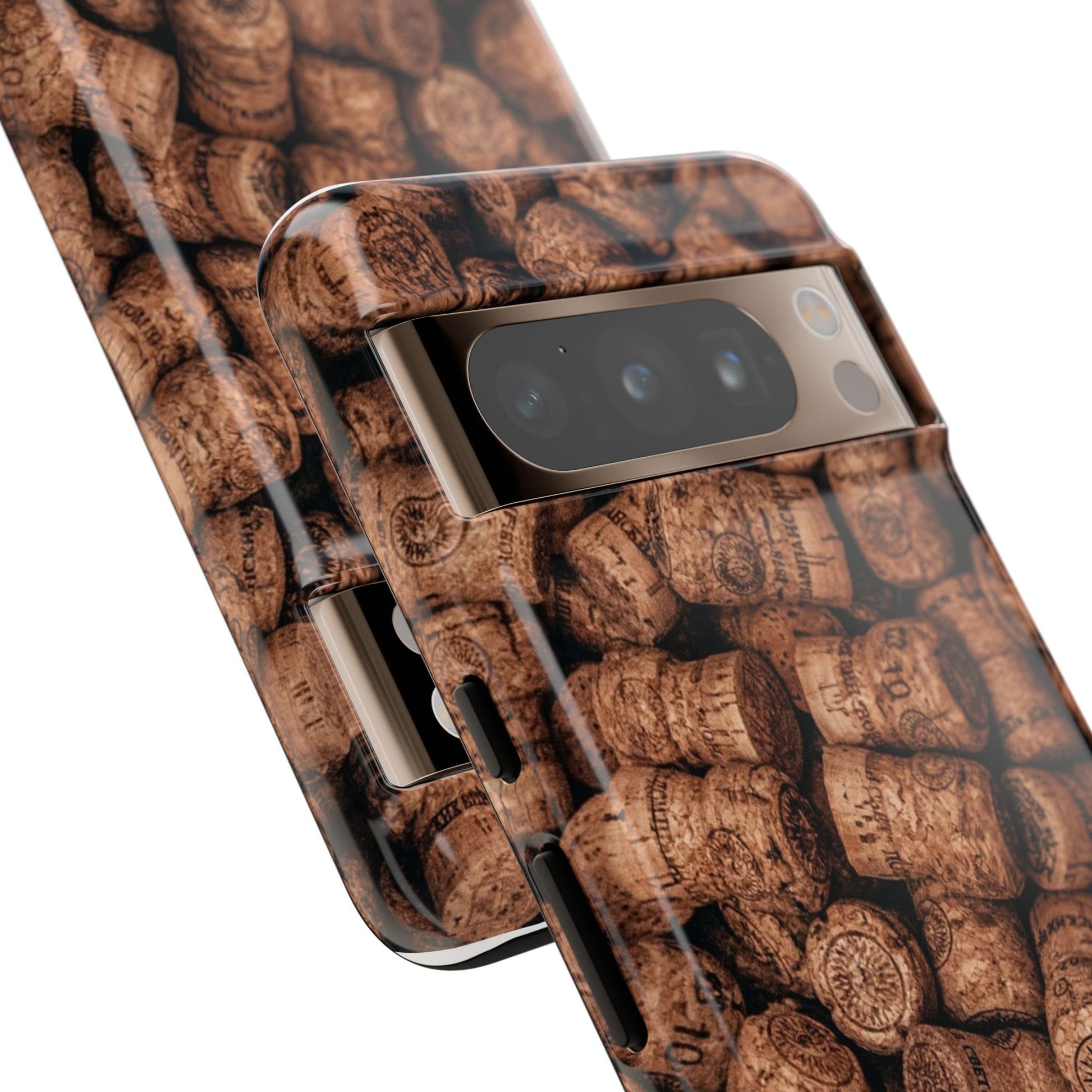 Cork Pattern Phone Case - Eco-Friendly, Vintage Style, Rustic Gifts for Wine Lovers, Housewarming, Birthday, Unique Gift - FORMO
