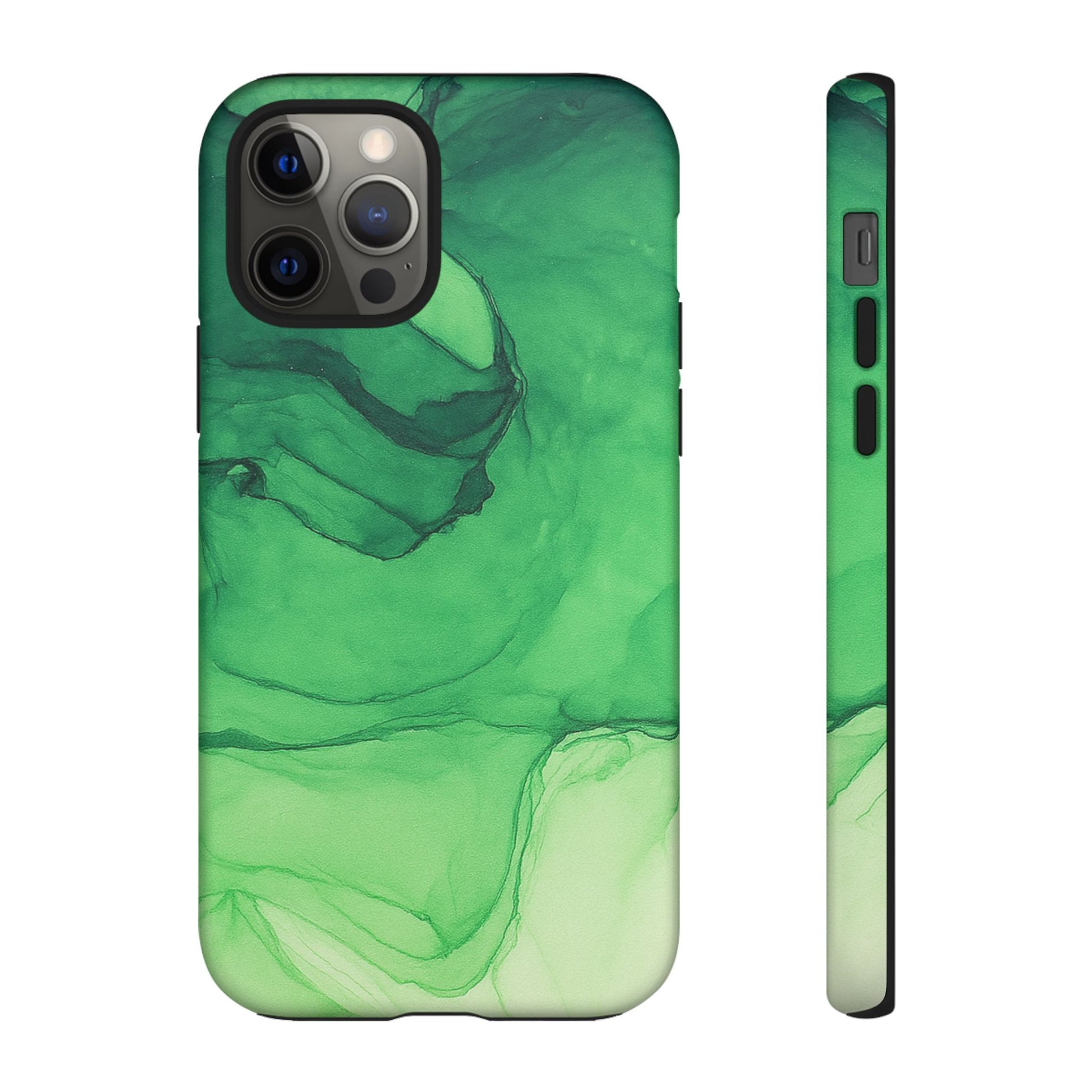 Stylish Phone Case for Nature Lovers, Tough Cases, Green Marble Design, Organic Aesthetic, Unique Gift, Eco-friendly Accessories