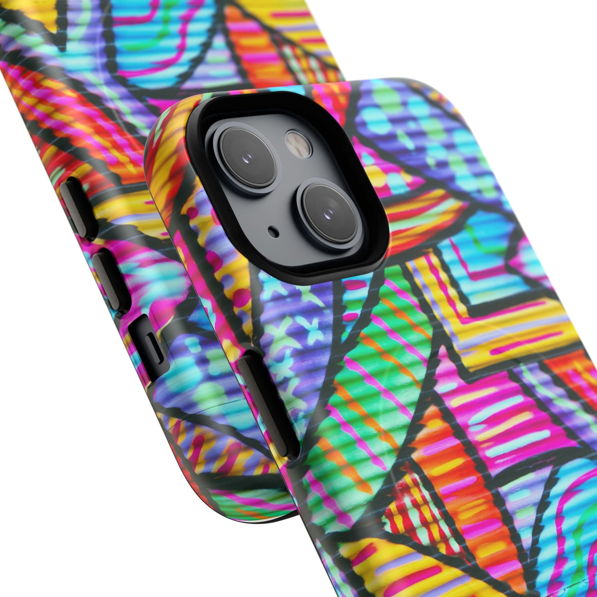 Vibrant Tough Magnetic Phone Case, Colorful Phone Cover, Artistic Mobile Protection, Unique Gift for Tech Lovers, Phone Accessories - FORMO
