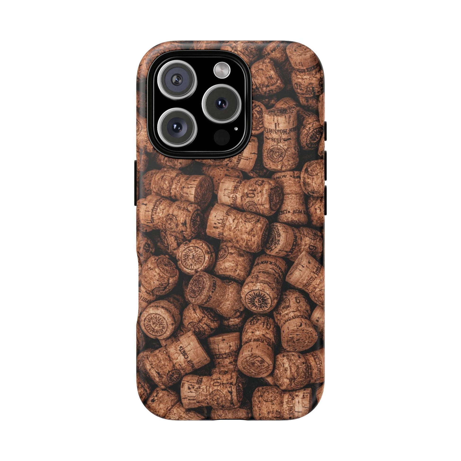 Cork Pattern Phone Case - Eco-Friendly, Vintage Style, Rustic Gifts for Wine Lovers, Housewarming, Birthday, Unique Gift - FORMO