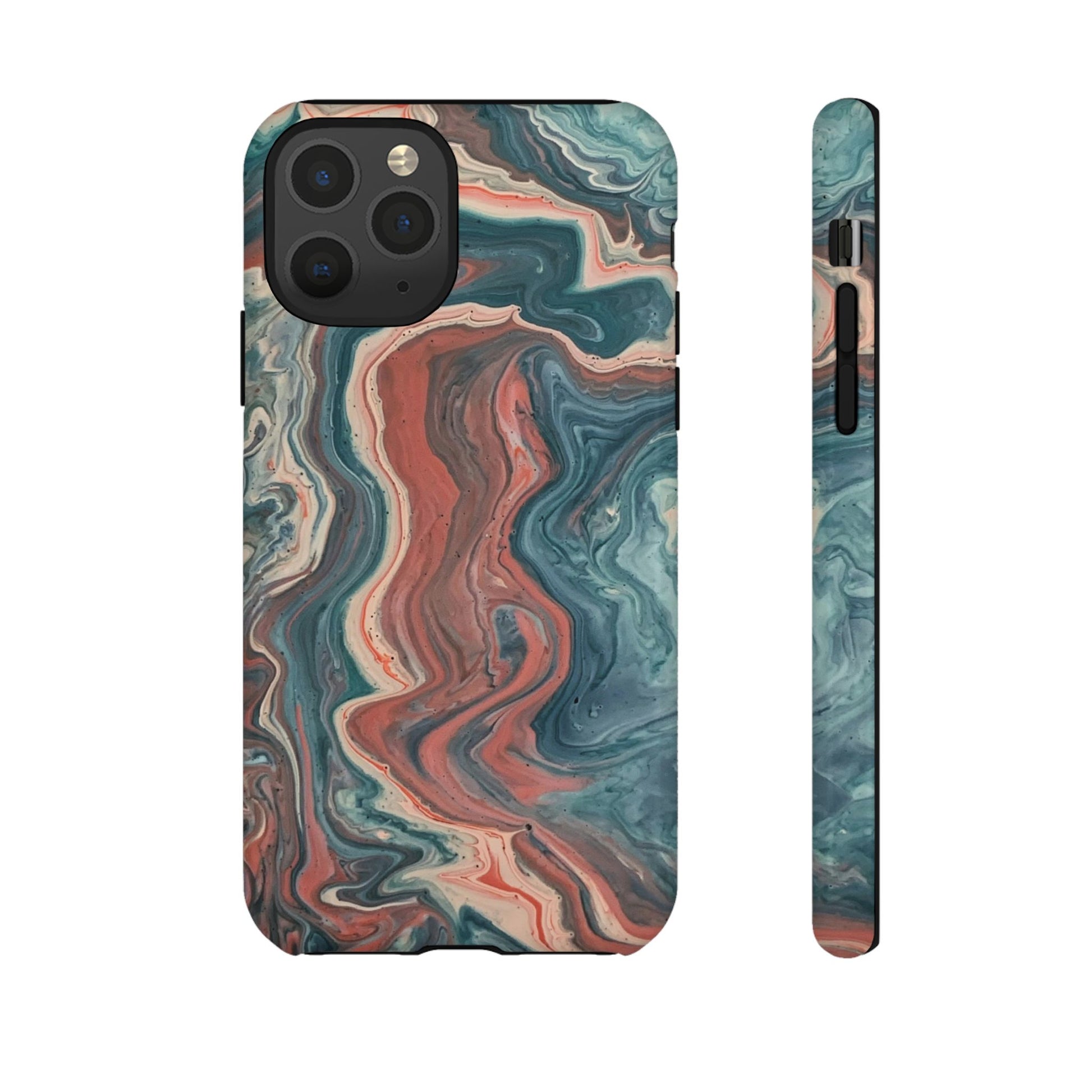 Artistic Phone Case, Tough Cases for Stylish Protection, Marble Design, Trendy Gift for Phone Lovers, Unique Cell Phone Accessory - FORMO