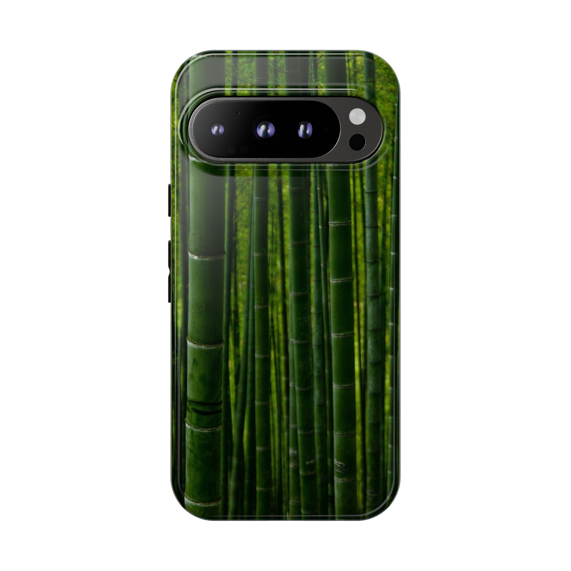 Bamboo Phone Case - Tough Cases, Nature Lover Gift, Eco-Friendly Phone Accessory, Greenery Design, Unique Smartphone Cover - FORMO