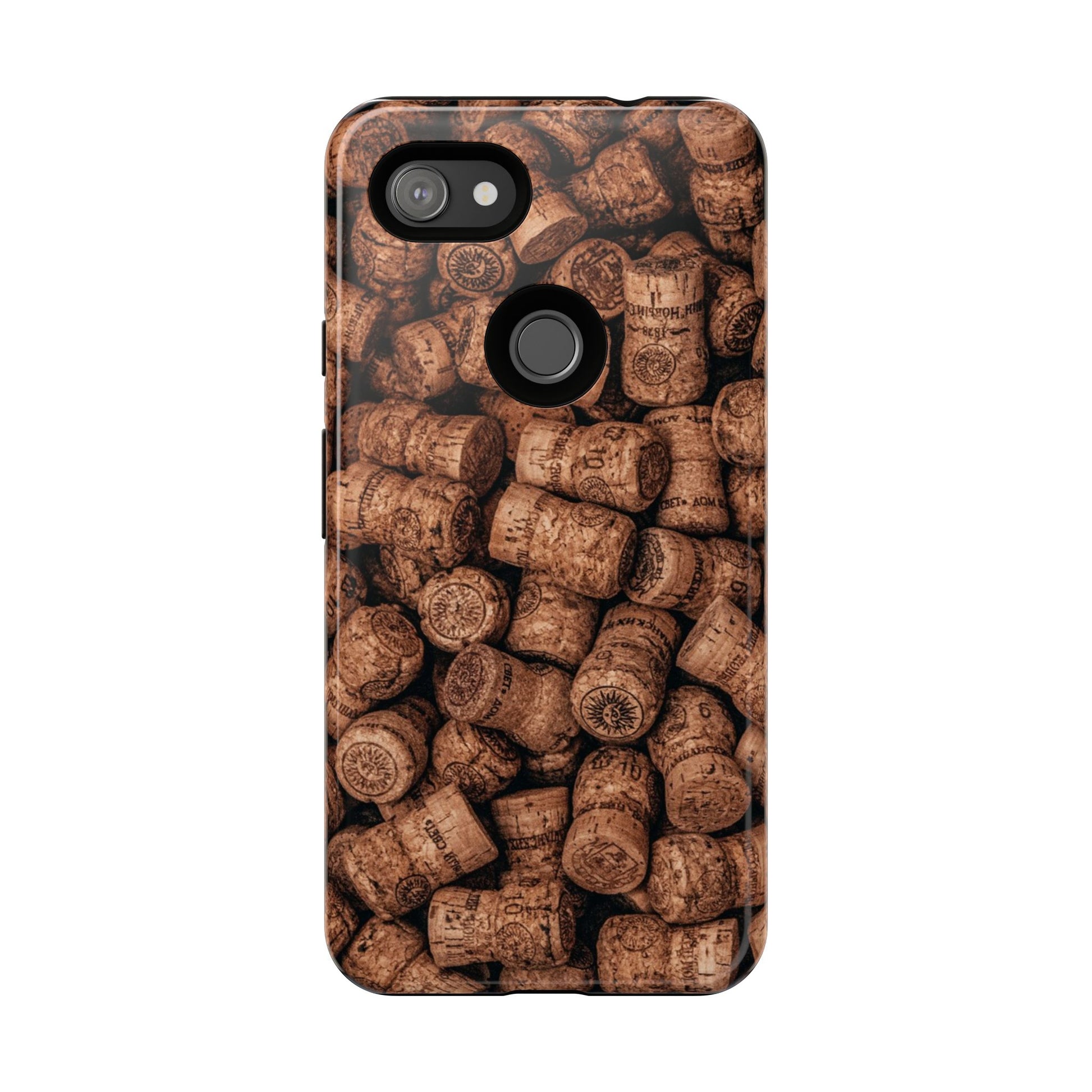 Cork Pattern Phone Case - Eco-Friendly, Vintage Style, Rustic Gifts for Wine Lovers, Housewarming, Birthday, Unique Gift - FORMO