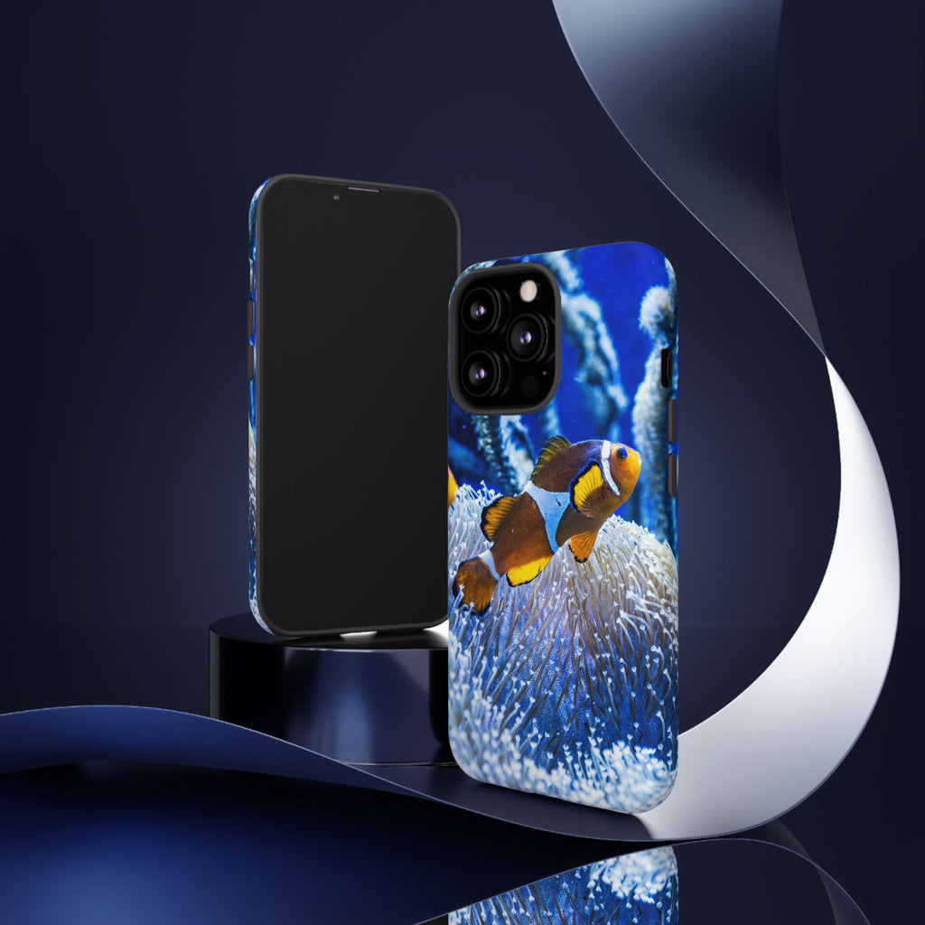 Colorful Marine Life Phone Case, Fish Case, Ocean Lover Gift, Underwater Art, Unique Phone Cover, Tough Phone Protector - FORMO