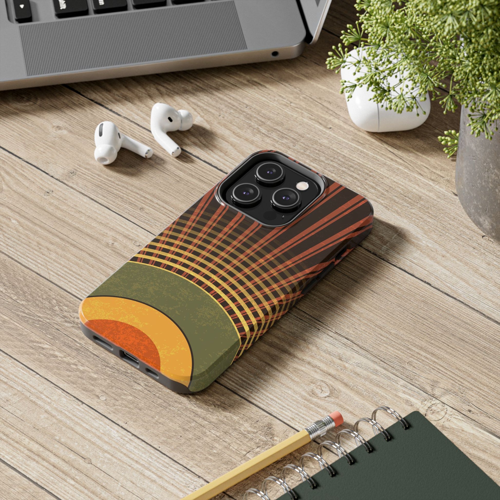 Retro Sunrise Tough Phone Case (iPhone & Samsung Compatible) - FORMO