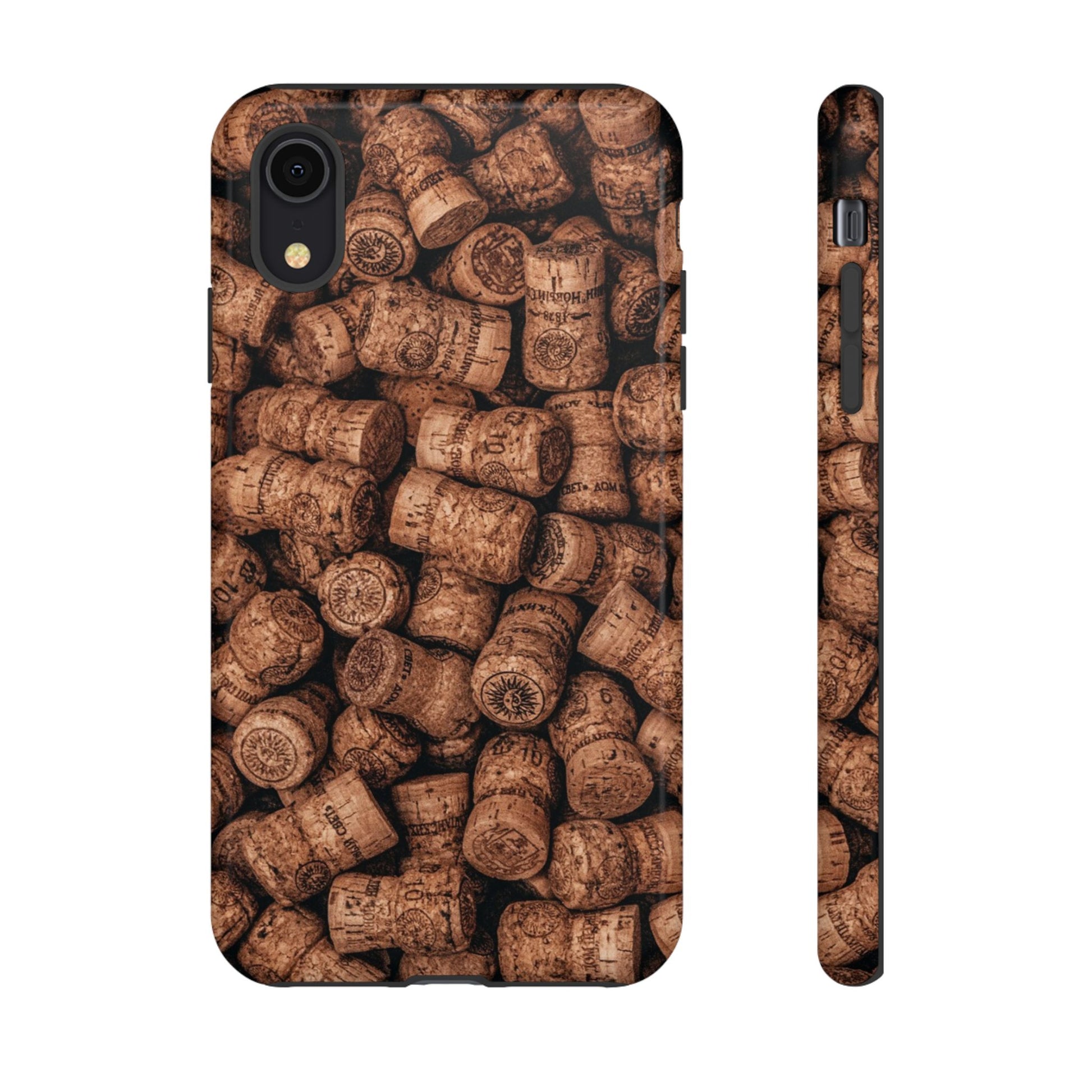 Cork Pattern Phone Case - Eco-Friendly, Vintage Style, Rustic Gifts for Wine Lovers, Housewarming, Birthday, Unique Gift - FORMO
