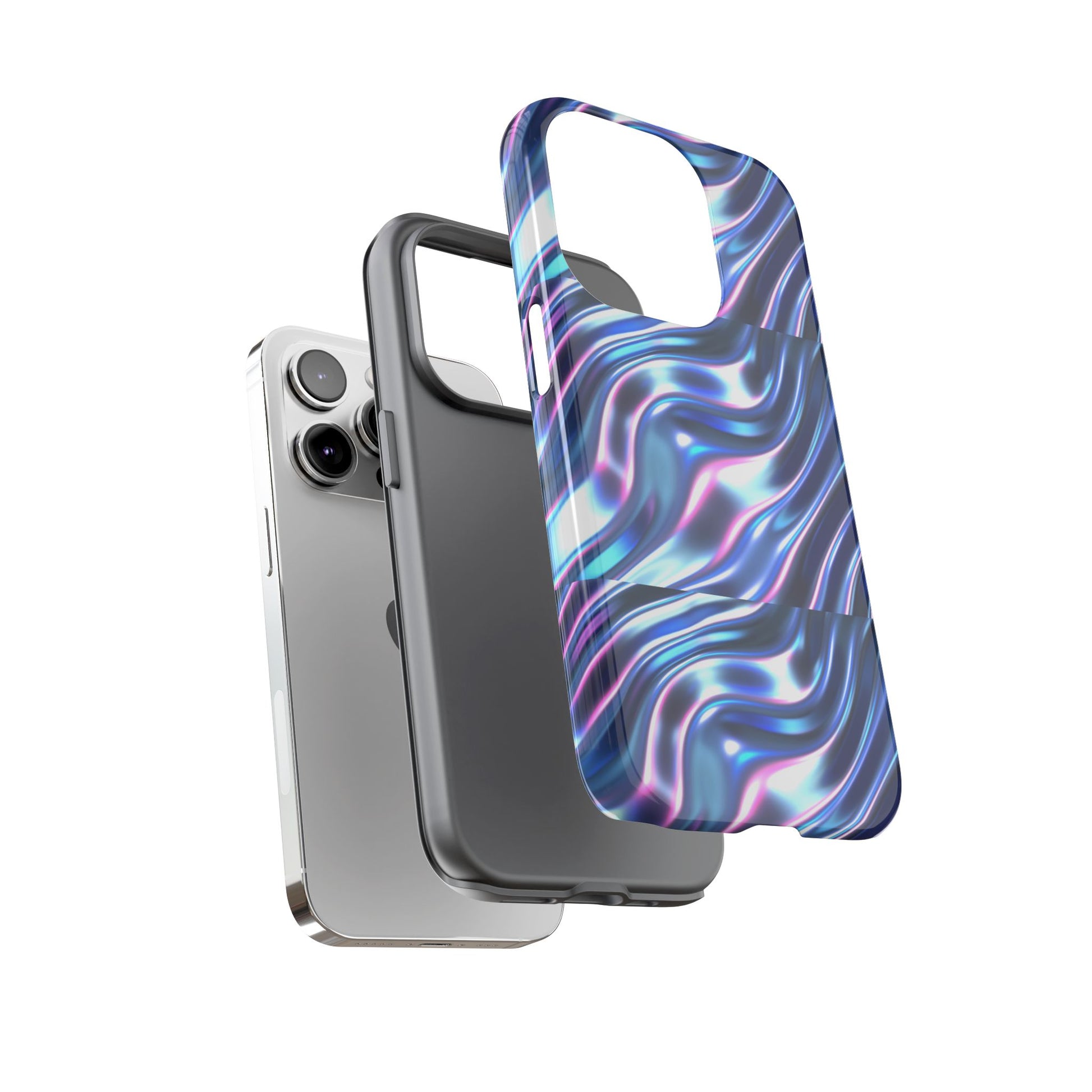 Iridescent Glossy Tough Phone Case (iPhone, Samsung & Google Pixel Compatible) - FORMO