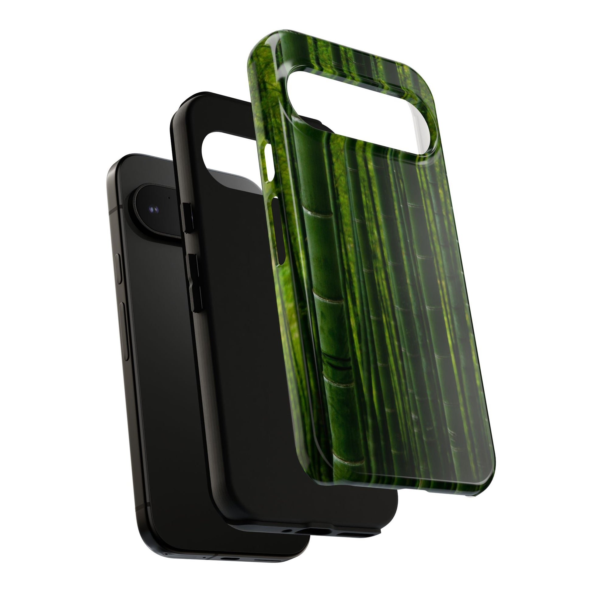 Bamboo Phone Case - Tough Cases, Nature Lover Gift, Eco-Friendly Phone Accessory, Greenery Design, Unique Smartphone Cover - FORMO