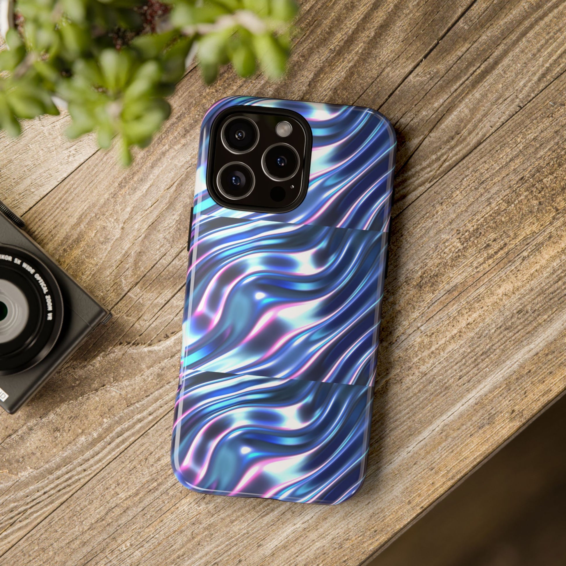 Iridescent Glossy Tough Phone Case (iPhone, Samsung & Google Pixel Compatible) - FORMO