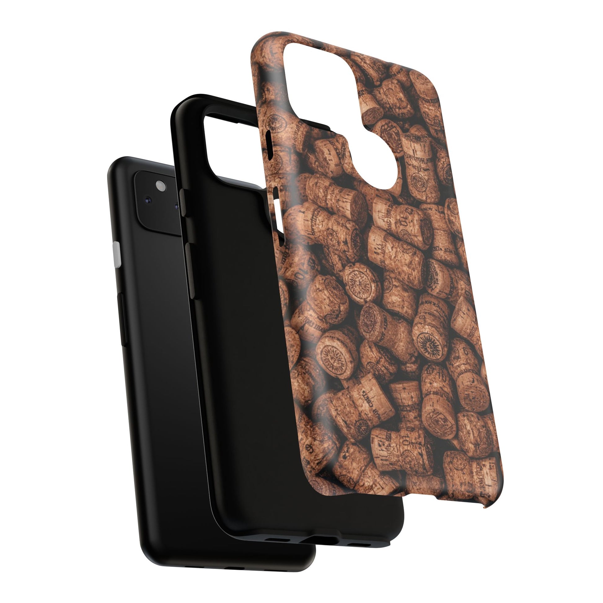 Cork Pattern Phone Case - Eco-Friendly, Vintage Style, Rustic Gifts for Wine Lovers, Housewarming, Birthday, Unique Gift - FORMO