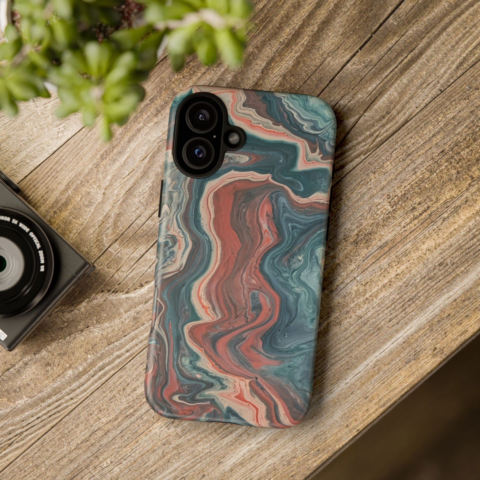 Artistic Phone Case, Tough Cases for Stylish Protection, Marble Design, Trendy Gift for Phone Lovers, Unique Cell Phone Accessory - FORMO