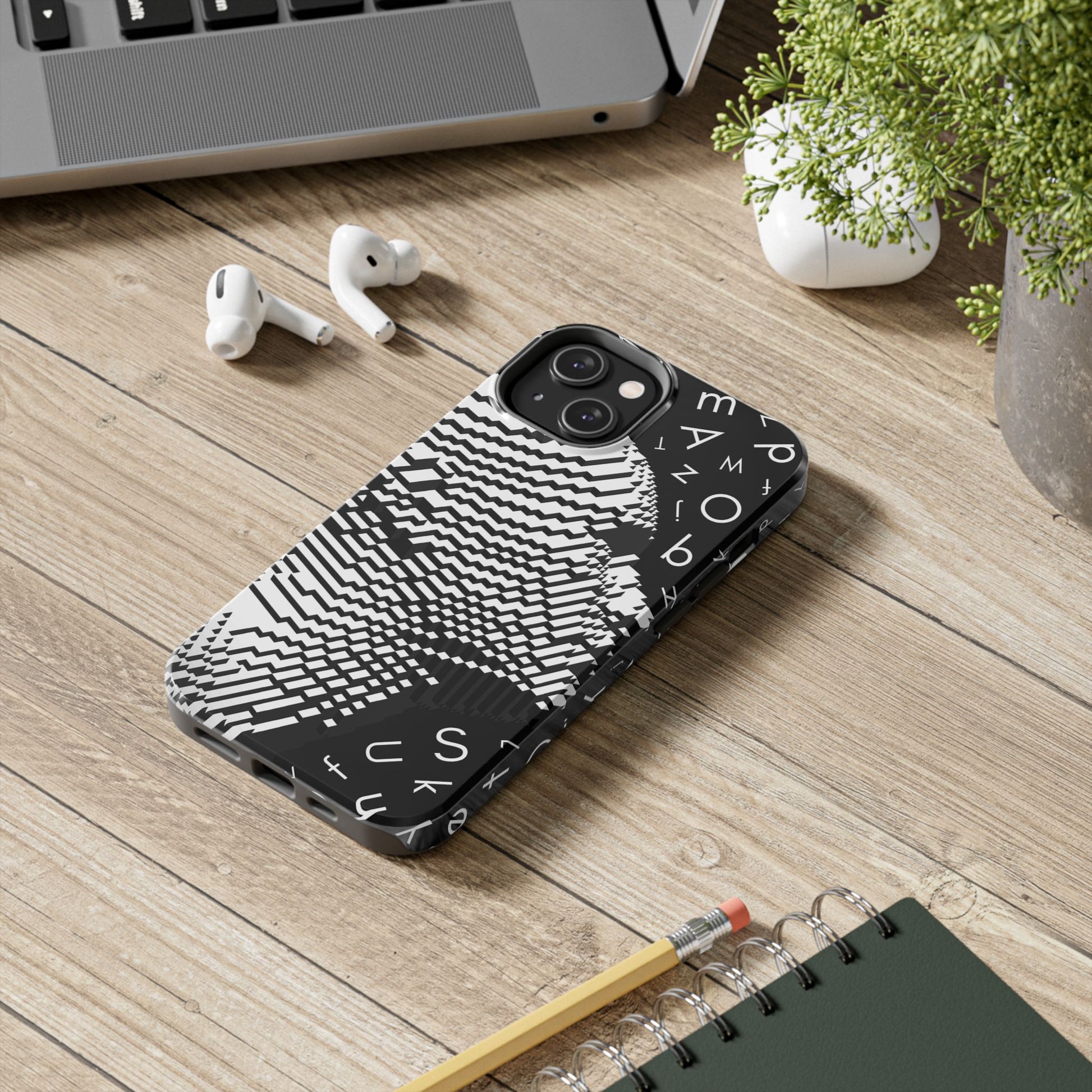 Mono Matrix Tough Phone Case (iPhone & Samsung Compatible) - FORMO