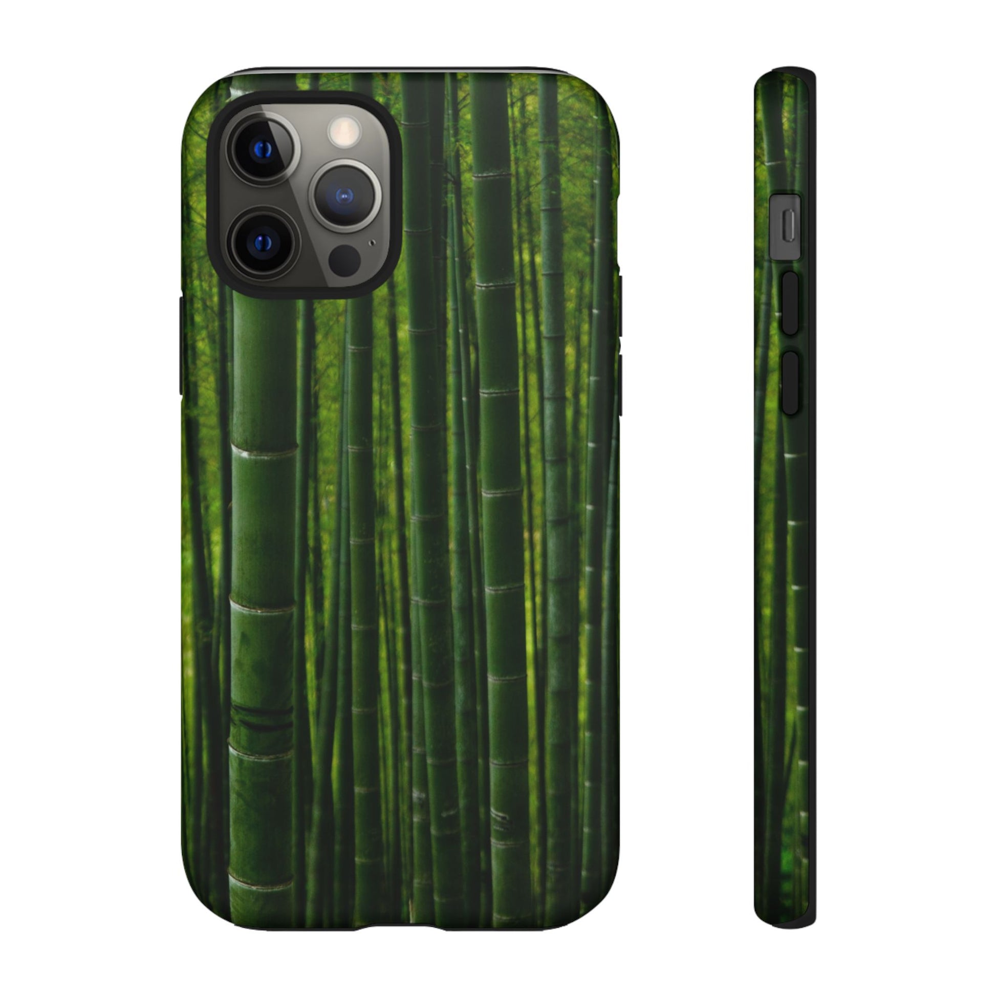 Bamboo Phone Case - Tough Cases, Nature Lover Gift, Eco-Friendly Phone Accessory, Greenery Design, Unique Smartphone Cover - FORMO