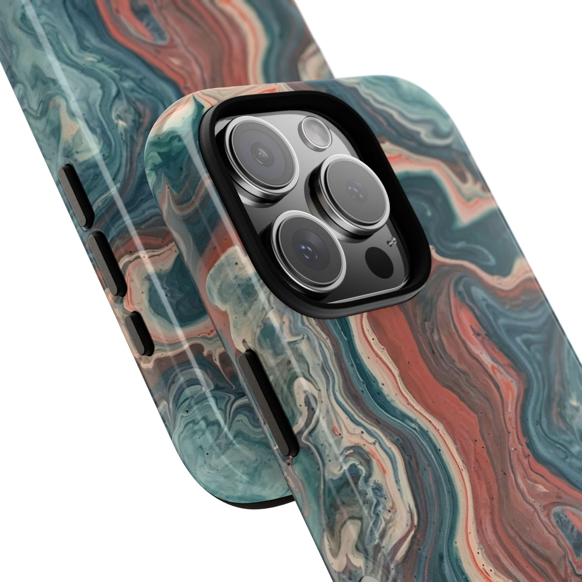 Artistic Phone Case, Tough Cases for Stylish Protection, Marble Design, Trendy Gift for Phone Lovers, Unique Cell Phone Accessory - FORMO