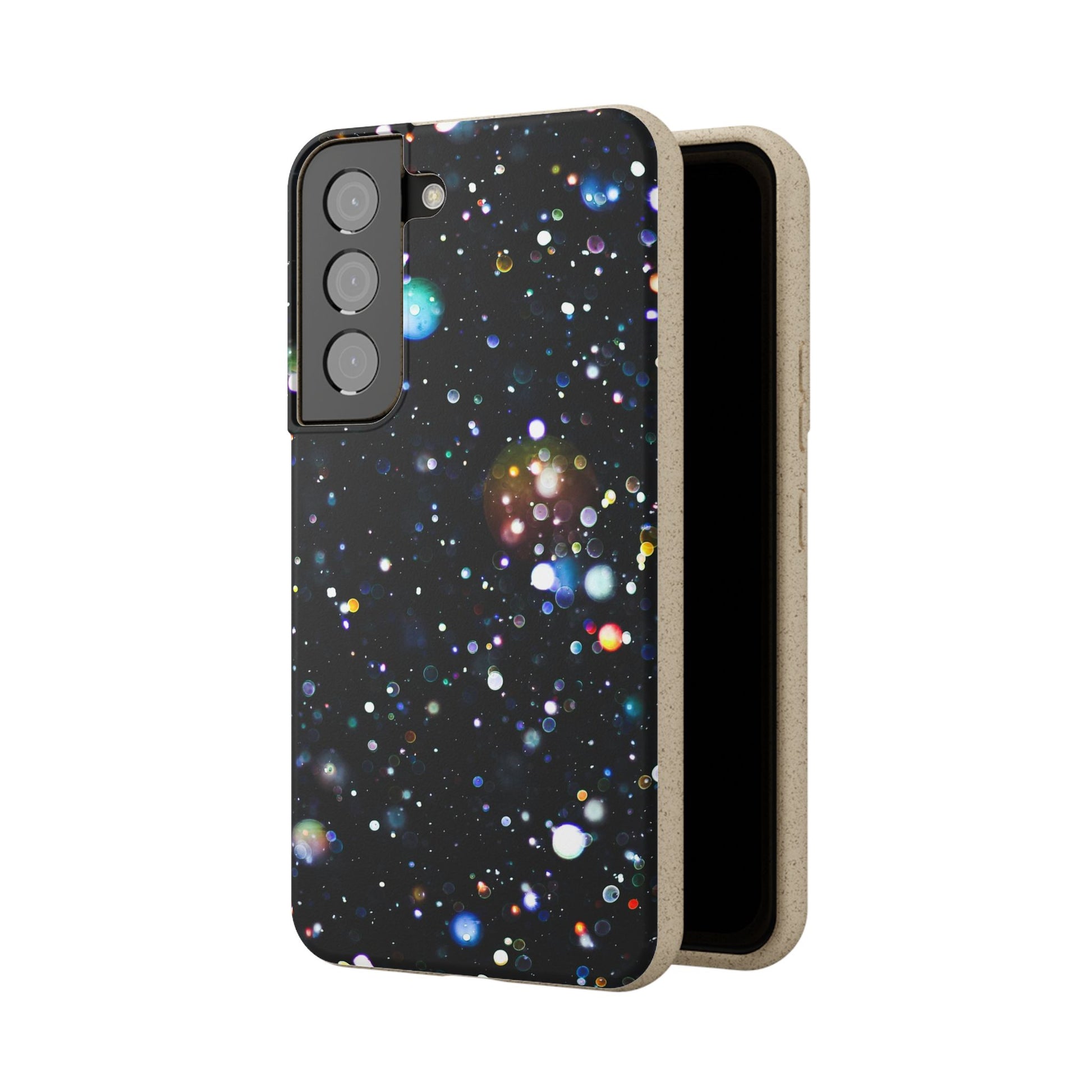 Eco-Friendly Phone Cases, Galaxy Print Biodegradable Cases, Sustainable Phone Accessories, Green Gifts for Her, Space Lover Gift - FORMO