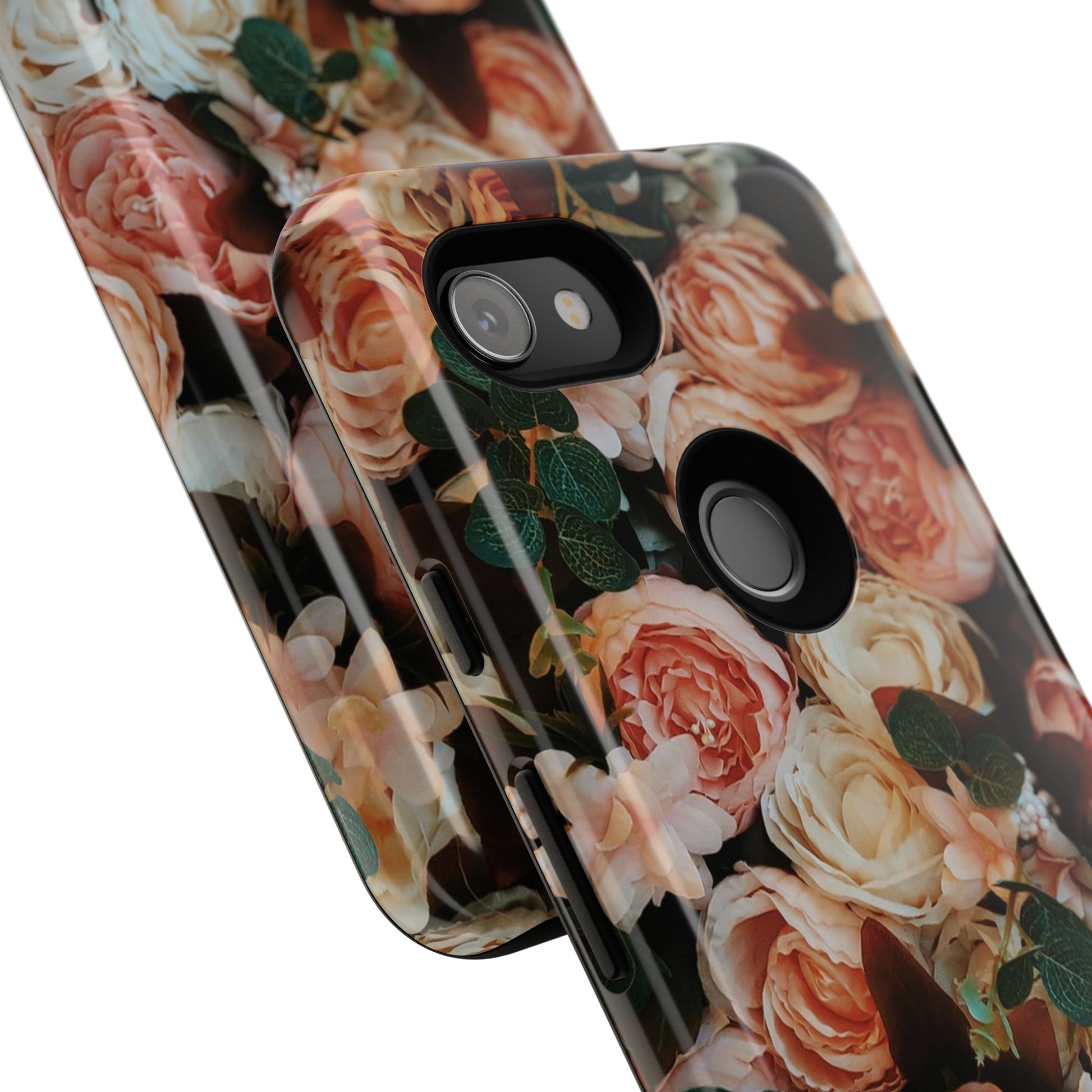Floral Phone Case - Tough Cases, Rose Design, Floral Protection, Gift for Her, Cute Mobile Cover, Eco-Friendly Case - FORMO