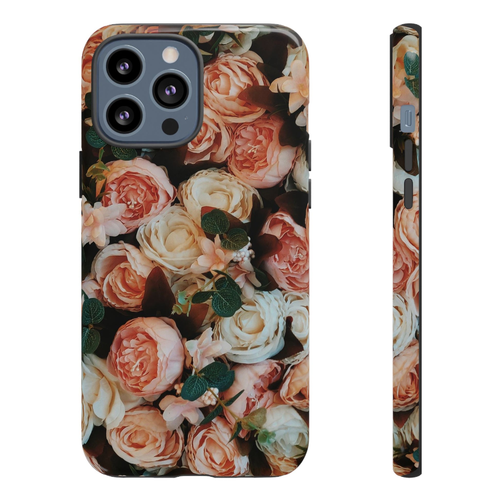Floral Phone Case - Tough Cases, Rose Design, Floral Protection, Gift for Her, Cute Mobile Cover, Eco-Friendly Case - FORMO