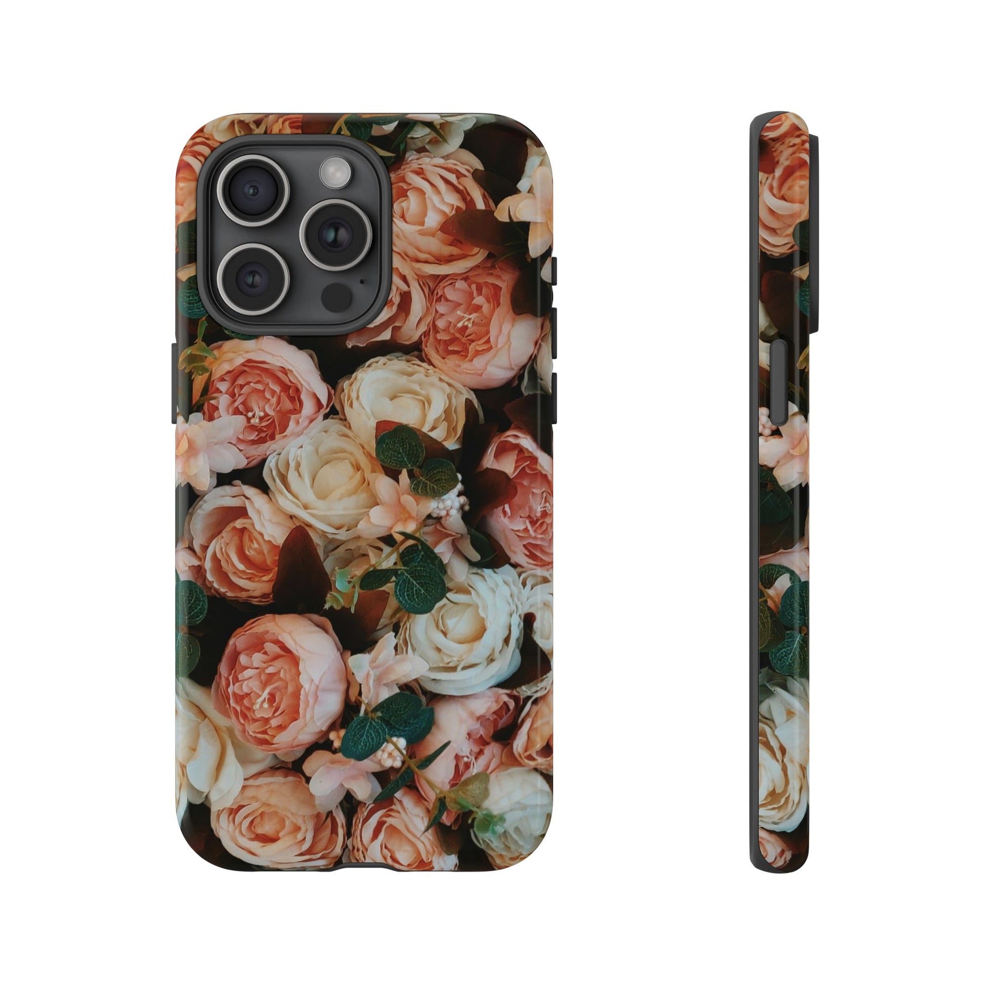 Floral Phone Case - Tough Cases, Rose Design, Floral Protection, Gift for Her, Cute Mobile Cover, Eco-Friendly Case - FORMO