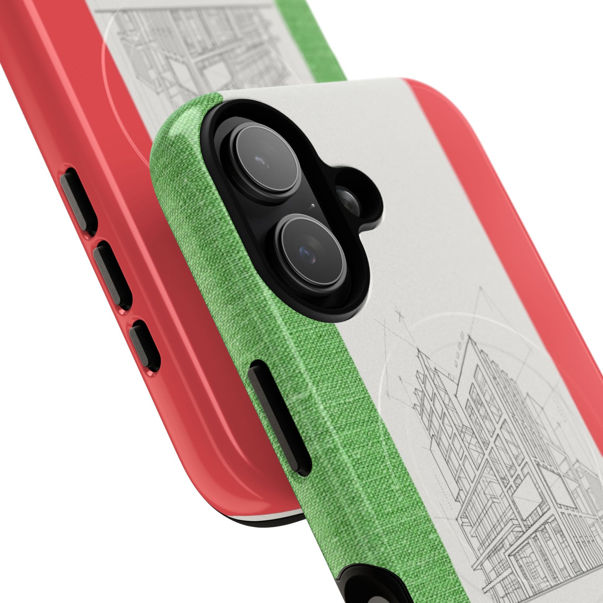 Italian Heritage Magnetic Phone Case, Stylish Phone Cover, Durable Magnet Case, Unique Gift for Travelers, Italian Culture Decor