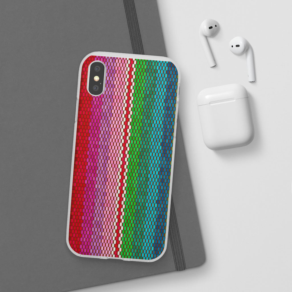 Colorful Striped Flexi Phone Case (iPhone & Samsung Compatible) - FORMO