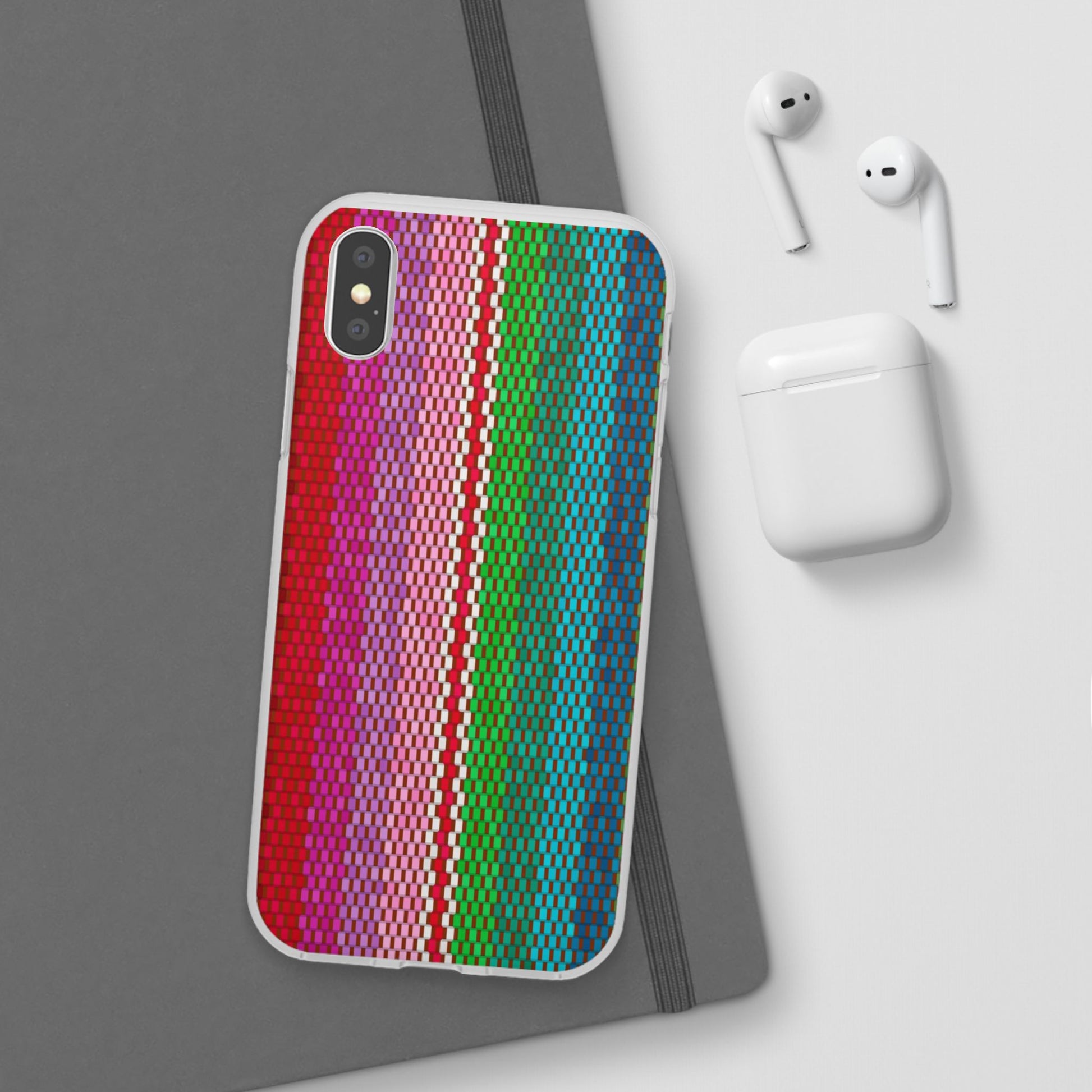 Colorful Striped Flexi Phone Case (iPhone & Samsung Compatible) - FORMO
