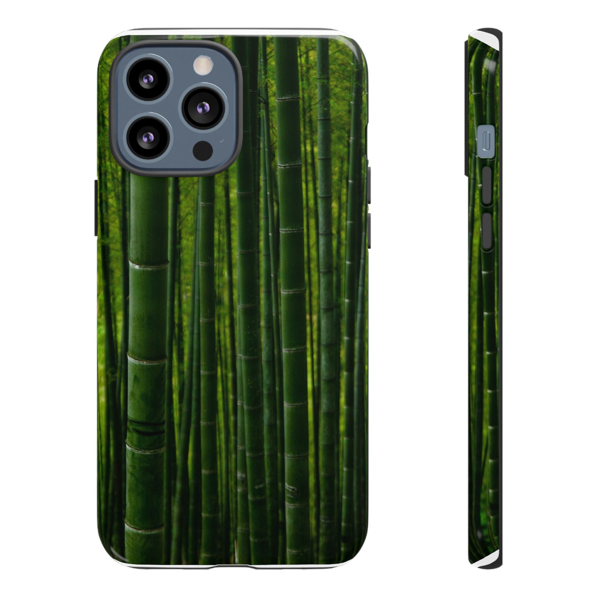 Bamboo Phone Case - Tough Cases, Nature Lover Gift, Eco-Friendly Phone Accessory, Greenery Design, Unique Smartphone Cover - FORMO
