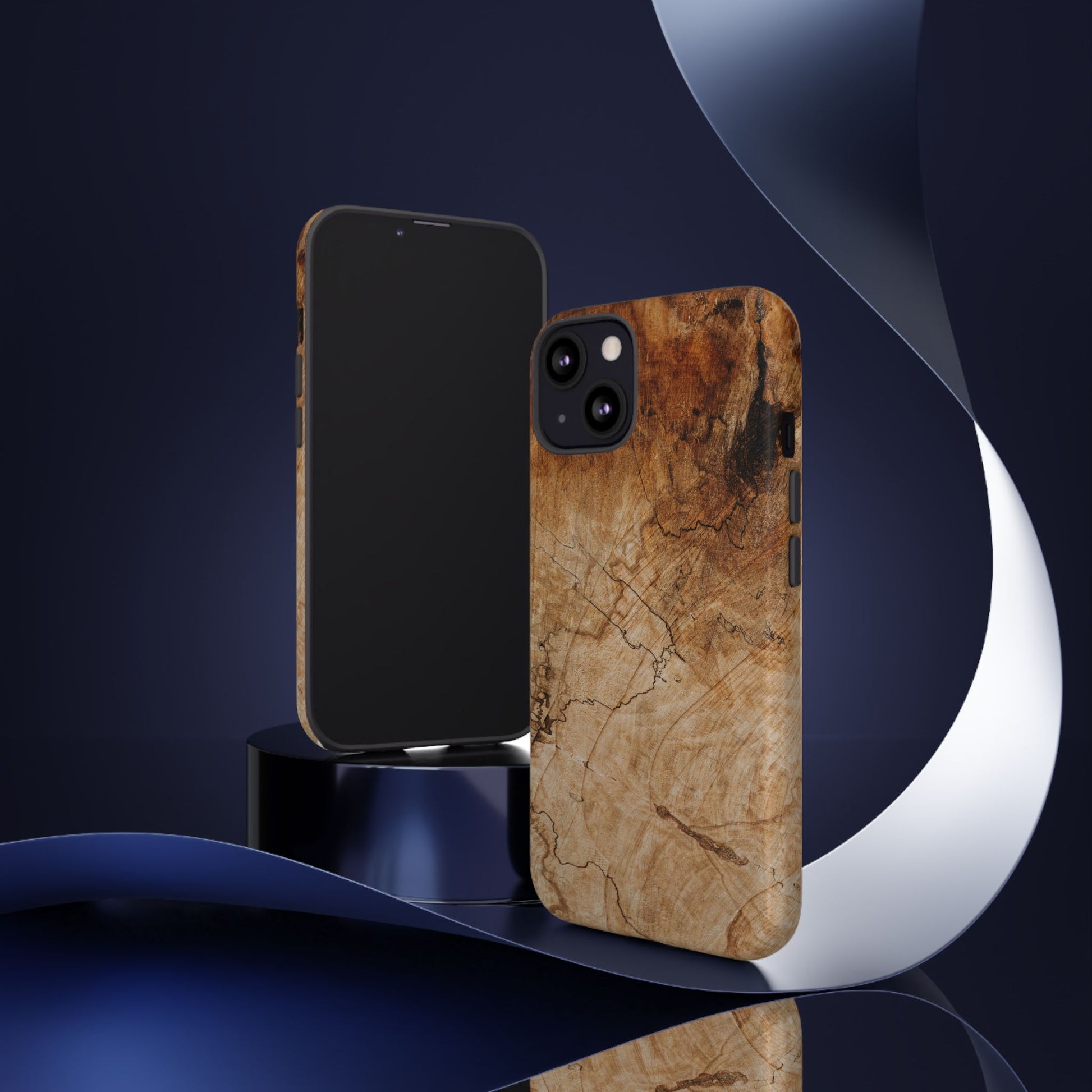 Woodland-Inspired Phone Case | Tough Cases, Natural Wood Grain Cover, Rustic Tech Accessory, Nature Lover Gift, Eco-Friendly - FORMO