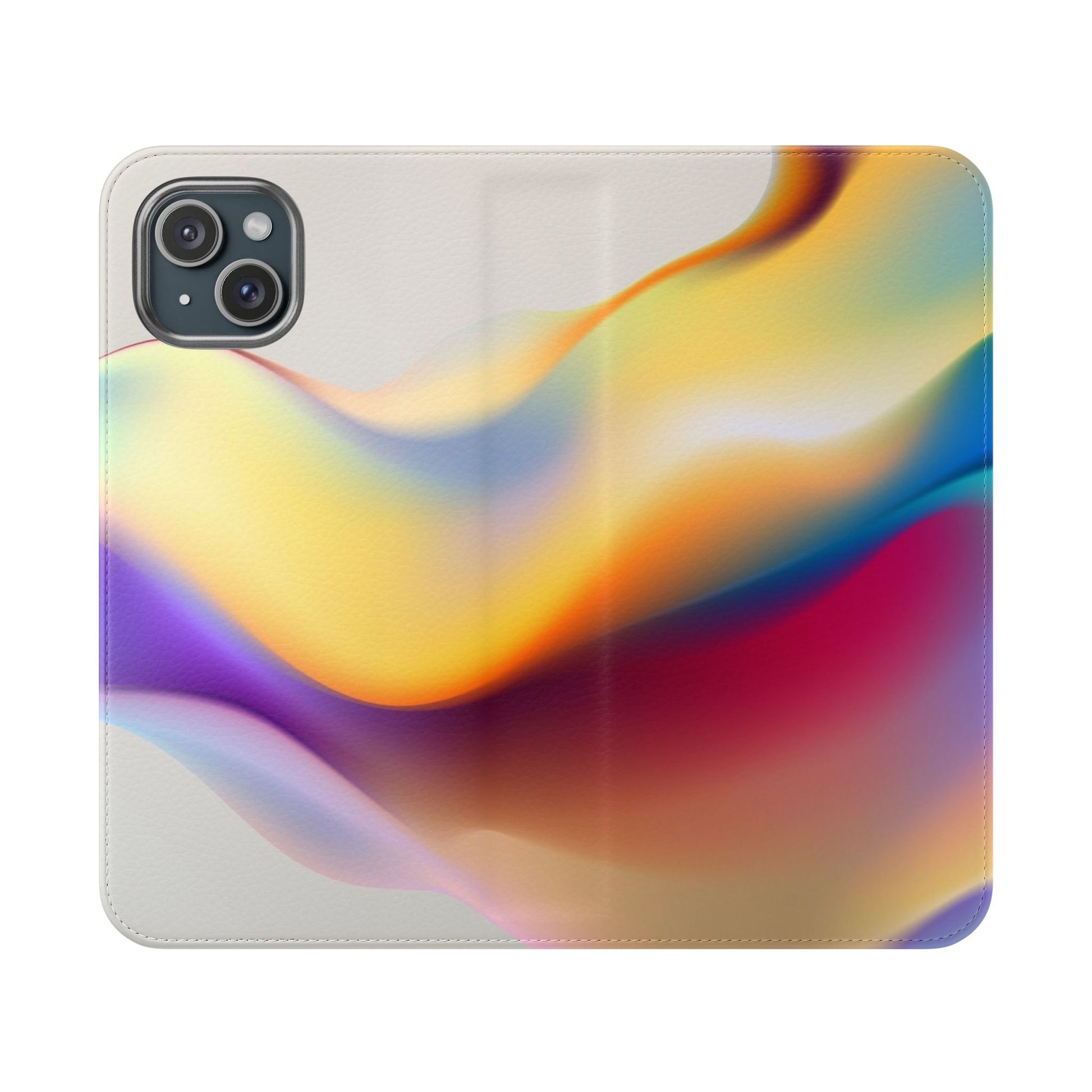 Abstract Gradient Wave Phone Wallet Case (iPhone & Samsung Compatible) - FORMO