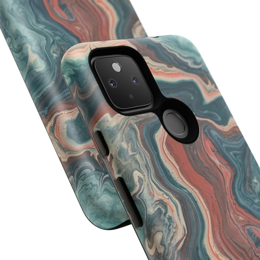 Artistic Phone Case, Tough Cases for Stylish Protection, Marble Design, Trendy Gift for Phone Lovers, Unique Cell Phone Accessory - FORMO