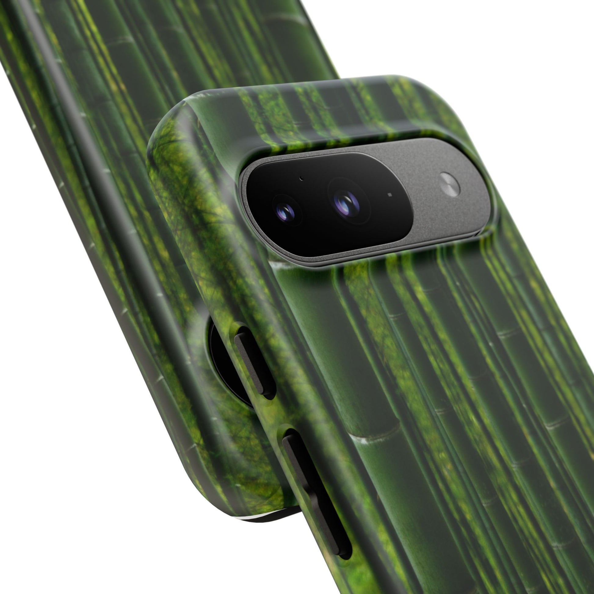 Bamboo Phone Case - Tough Cases, Nature Lover Gift, Eco-Friendly Phone Accessory, Greenery Design, Unique Smartphone Cover - FORMO